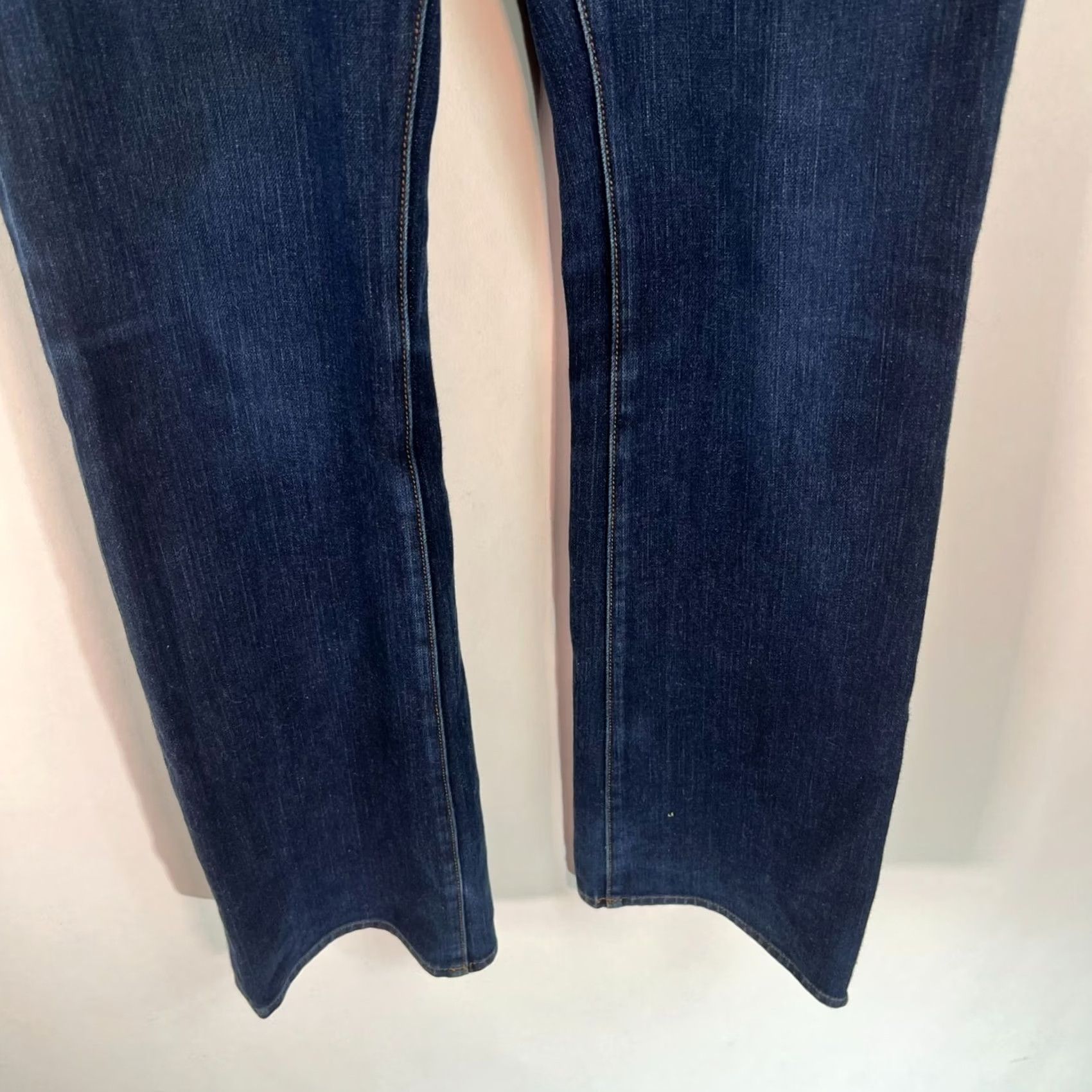 J Brand J Brand Womens Straight Jeans Blue Size 29 Regular Rise 30in Waist 33in Inseam 5-Pocket Denim Pants Capable of Machine Washable Size 29" - 4 Thumbnail