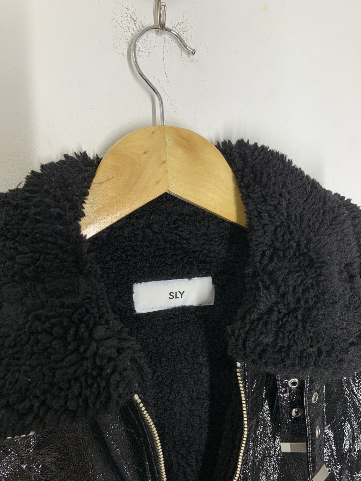 Hysteric Glamour × Japanese Brand × Tornado Mart Japanese Brand SLY Gothic Cropped Sherpa Jacket Size US M / EU 48-50 / 2 - 6 Thumbnail