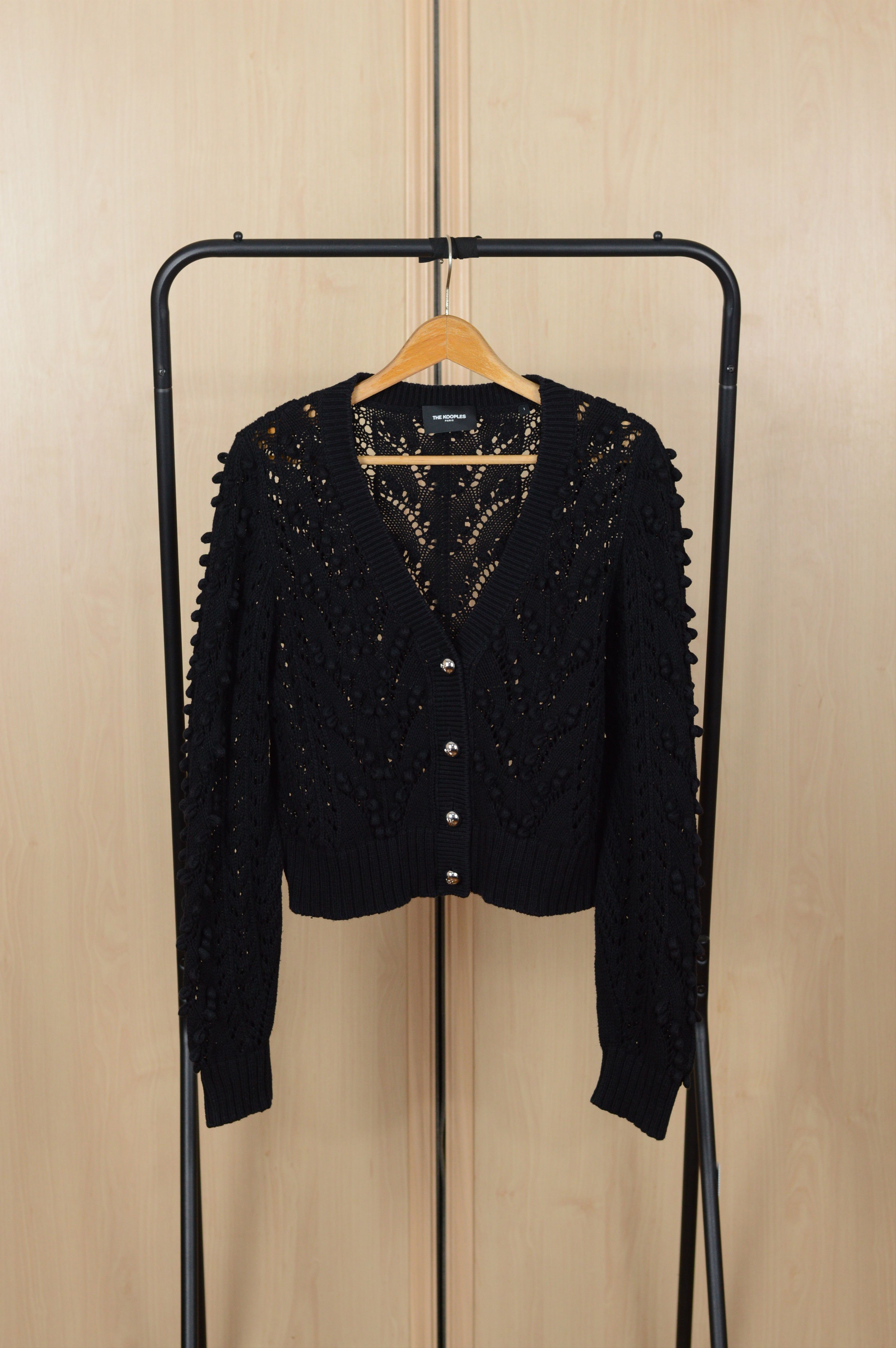 The Kooples The Kooples Cable Knit Lace Cardigan Size M / US 6-8 / IT 42-44 - 1 Thumbnail