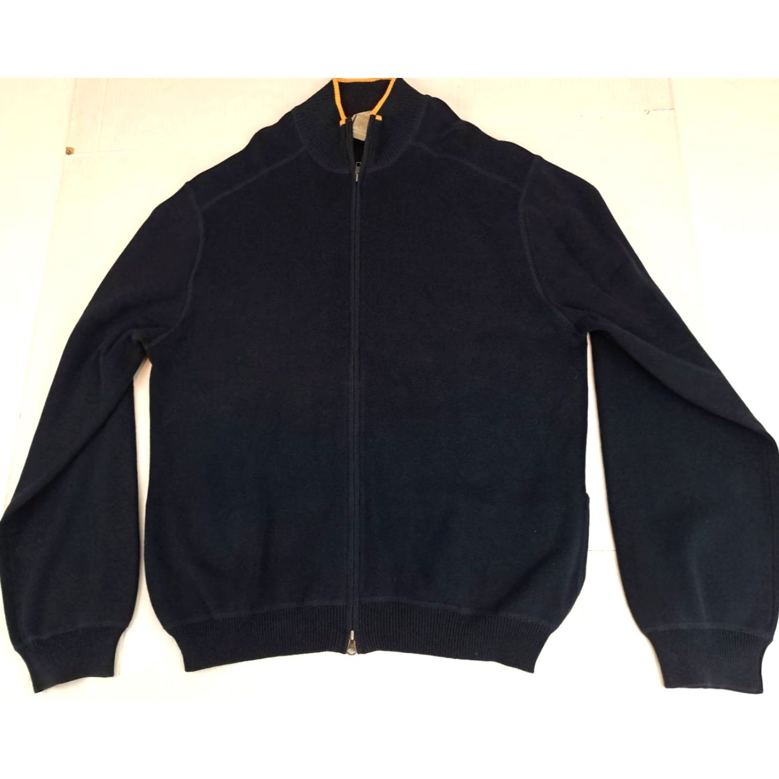 X-LARGE VINTAGE Field Gear Cardigan Sweater Unisex Adults XL Blue Cotton Knit Long Sleeve V-Neck Button Pockets Winter Fall Outerwear Shirt? Size US XL / EU 56 / 4 - 3 Thumbnail