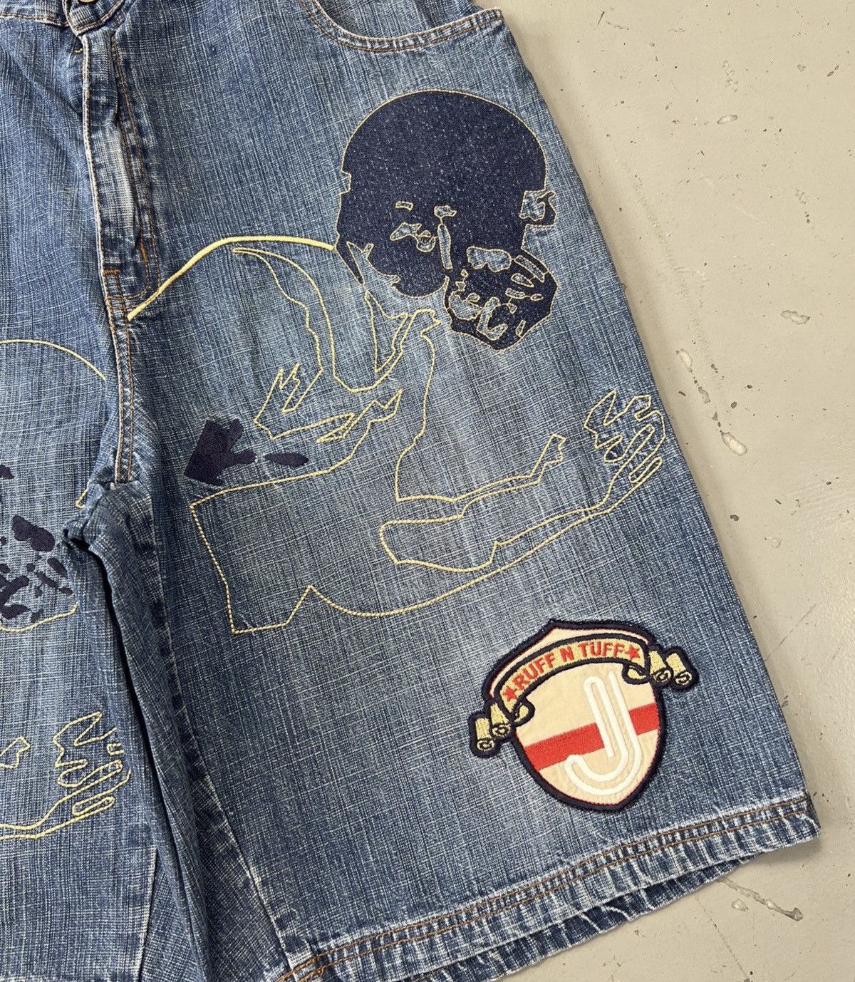 JNCO Vintage y2k denim jorts Size US 36 / EU 52 - 2 Thumbnail