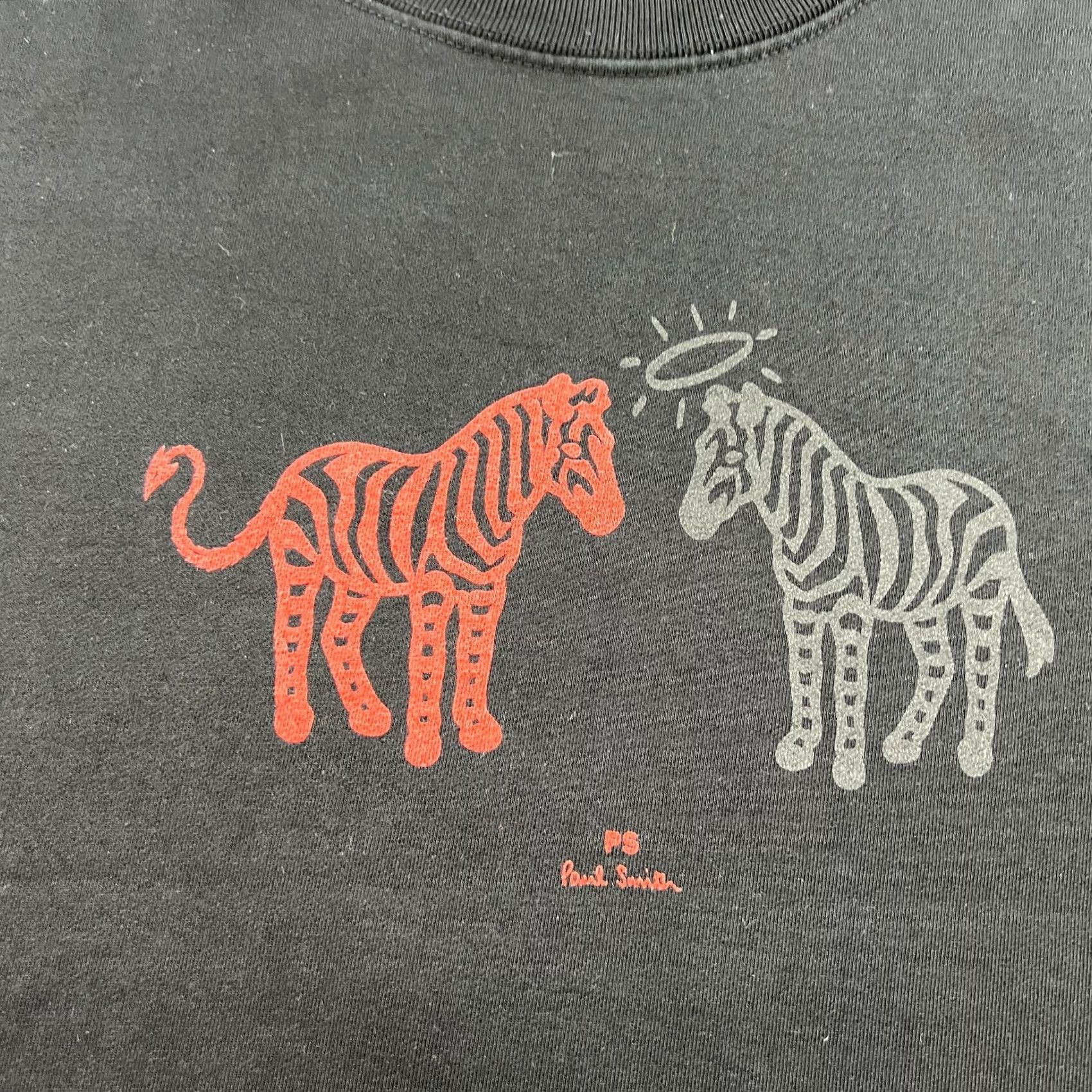 Paul Smith Paul Smith Mens Sweatshirt XL Black Zebra Crewneck Pullover Organic Cotton Shirt Mens XL Black Zebra Crewneck Pullover Organic Cotton Size US XL / EU 56 / 4 - 3 Thumbnail