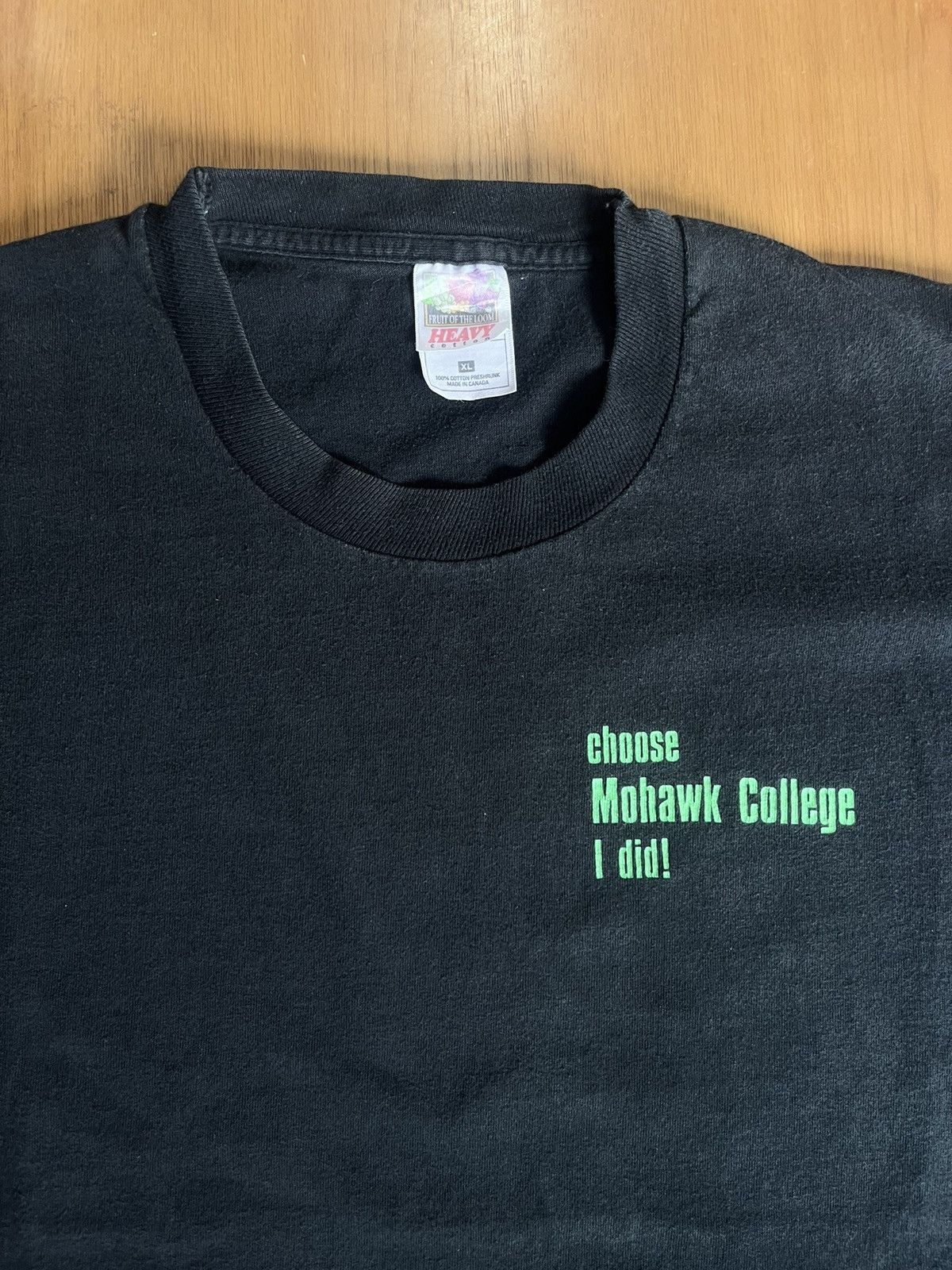 Vintage Vintage Choose Mohawk College I did ! 90’s Tshirt Size US XL / EU 56 / 4 - 4 Thumbnail