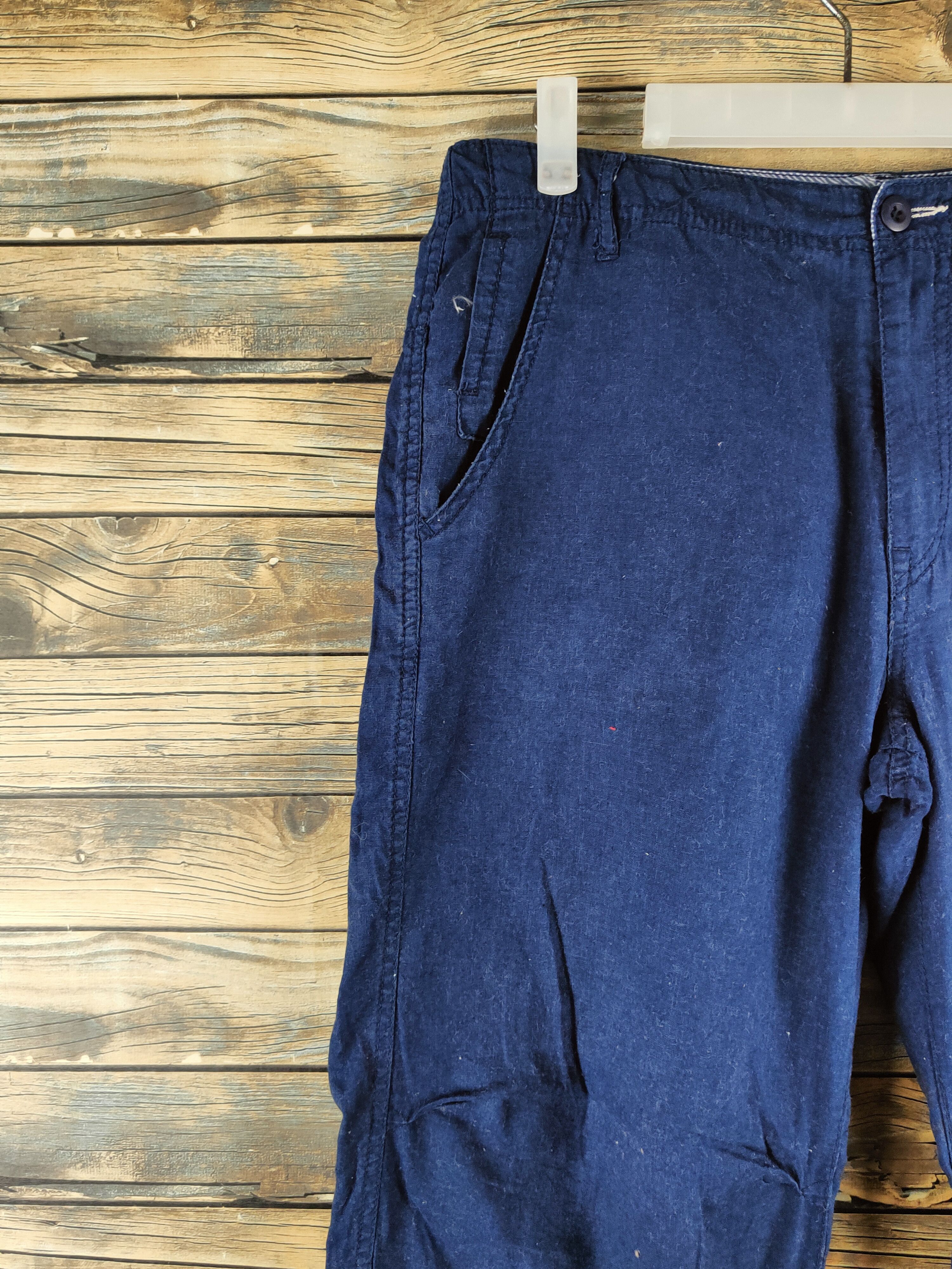 RAGEBLUE DL Rageblue Navy Multipocket Casual Pants #S2892 Size US 32 / EU 48 - 3 Thumbnail