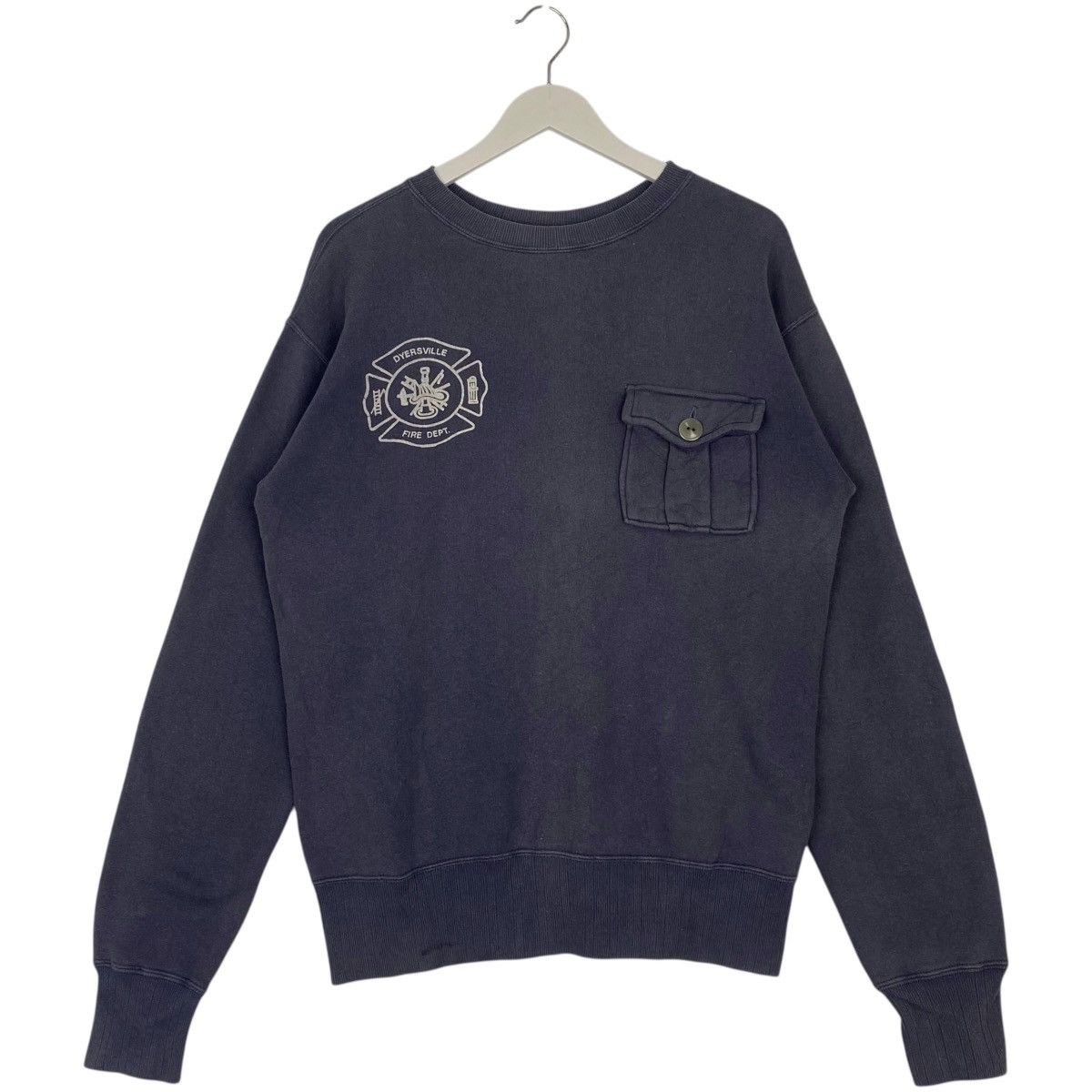 Other Vintage Fire Department Sun Faded Sweatshirt Crewneck Black Size US M / EU 48-50 / 2 - 1 Thumbnail