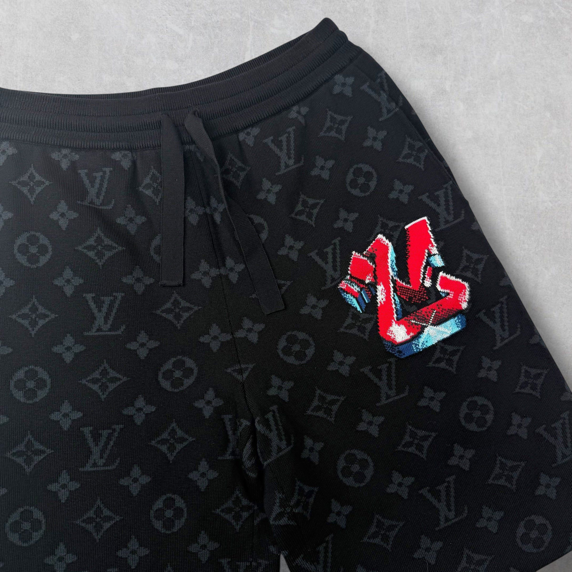 Louis Vuitton Louis Vuitton Graffiti Print Monogram Shorts XS Size US 26 / EU 42 - 3 Thumbnail