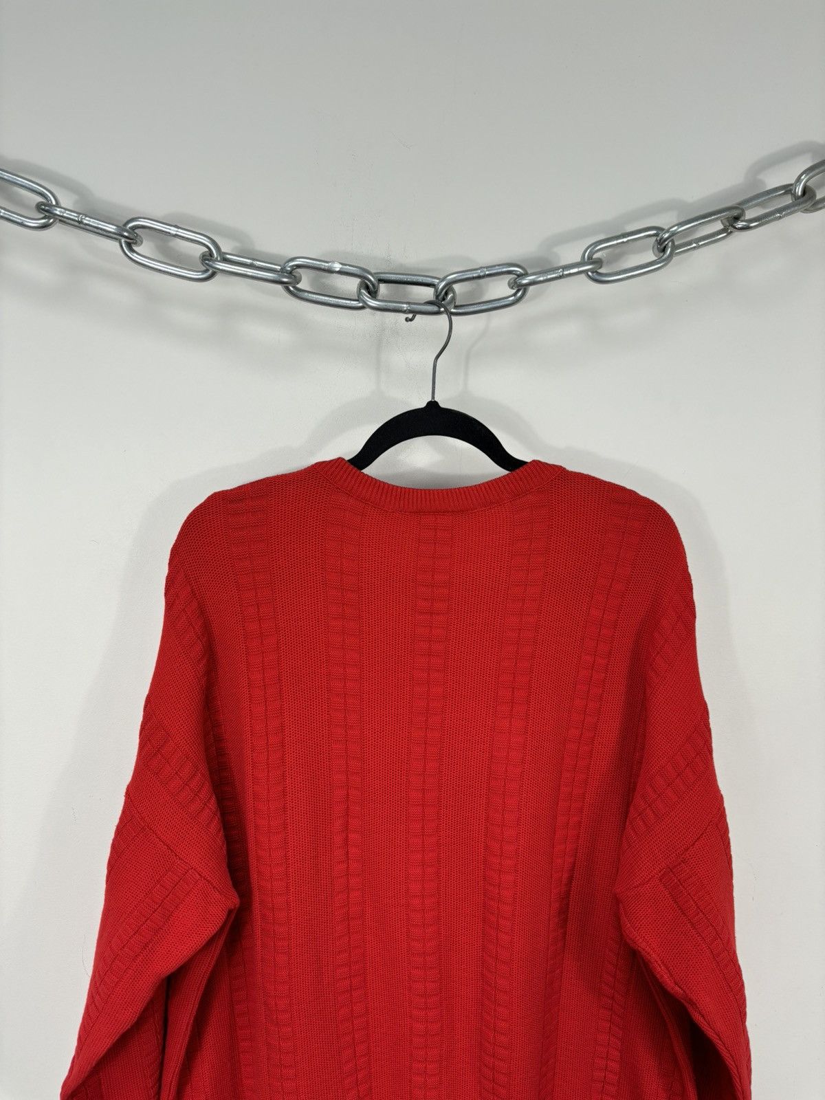 Lacoste Vintage Chemise Lacoste Men’s Red Cotton Knit Sweater Size US XL / EU 56 / 4 - 11 Thumbnail