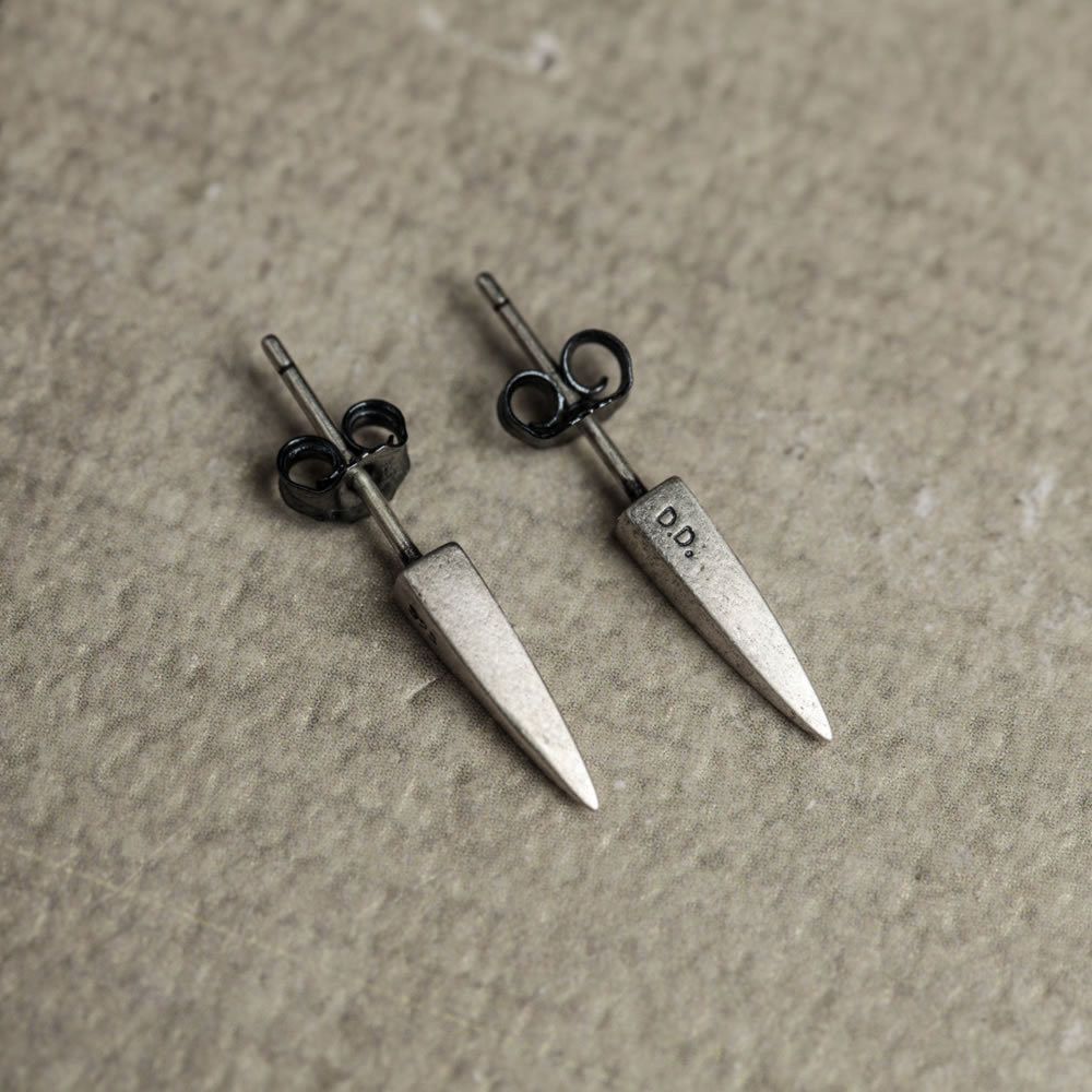 Jewelry Punk Earrings One Pairs Chrome Jewelry Size ONE SIZE - 1 Thumbnail