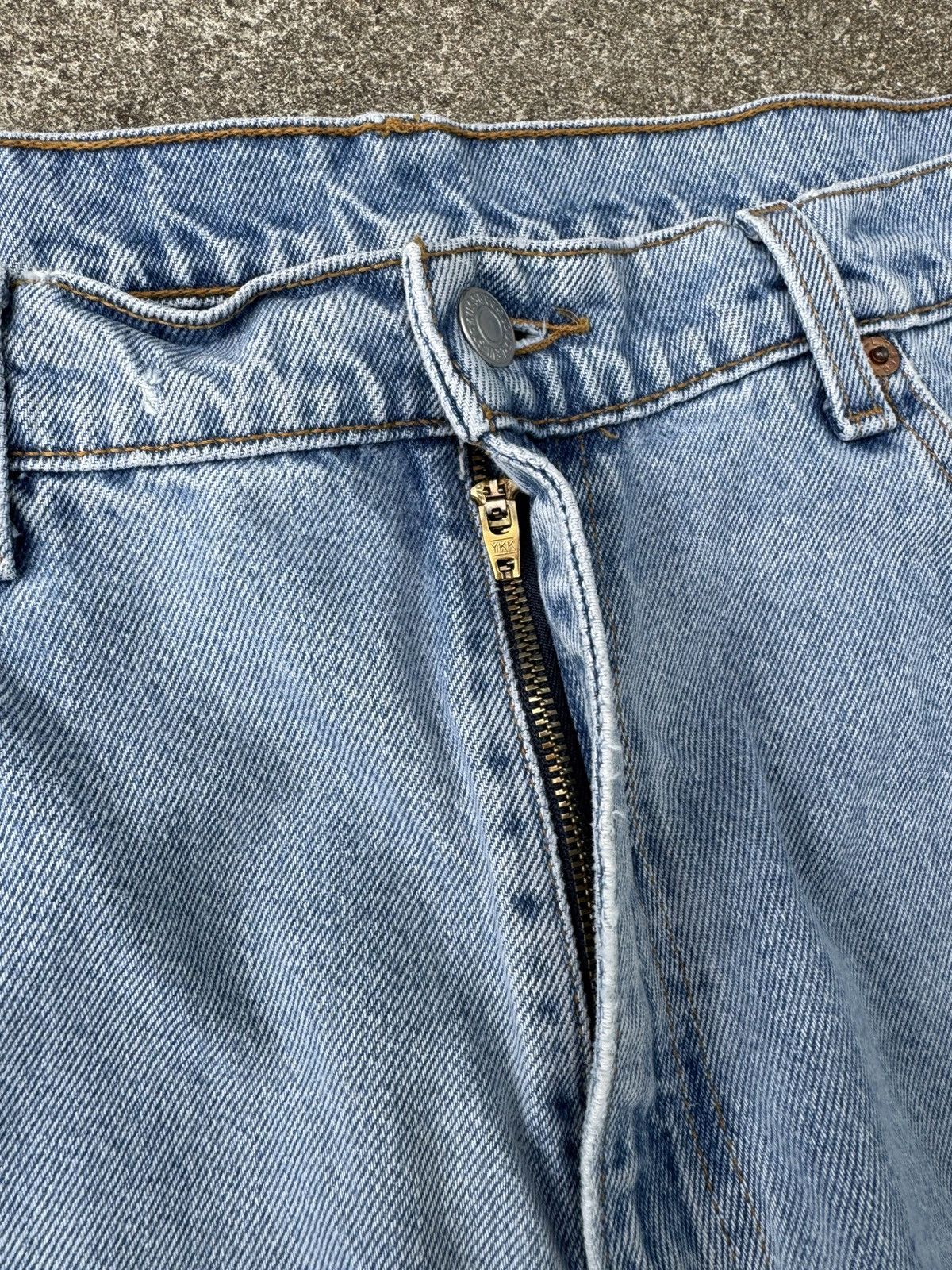Levi's × Vintage Vintage 90’s Levis 550 Relaxed Loose Fit Light Jeans 38x31 Size US 38 / EU 54 - 6 Thumbnail