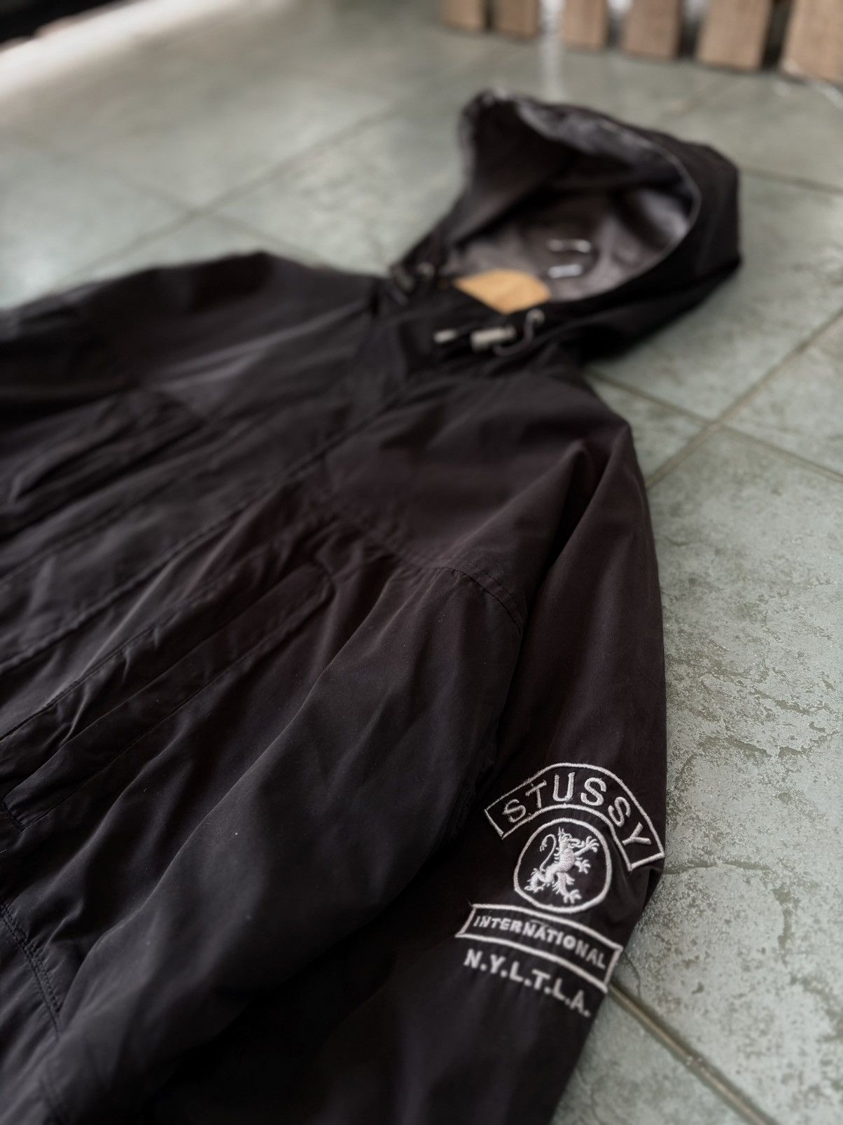 Stussy Vintage Stussy International NYLTLA Hooded Jacket Size US L / EU 52-54 / 3 - 1 Thumbnail