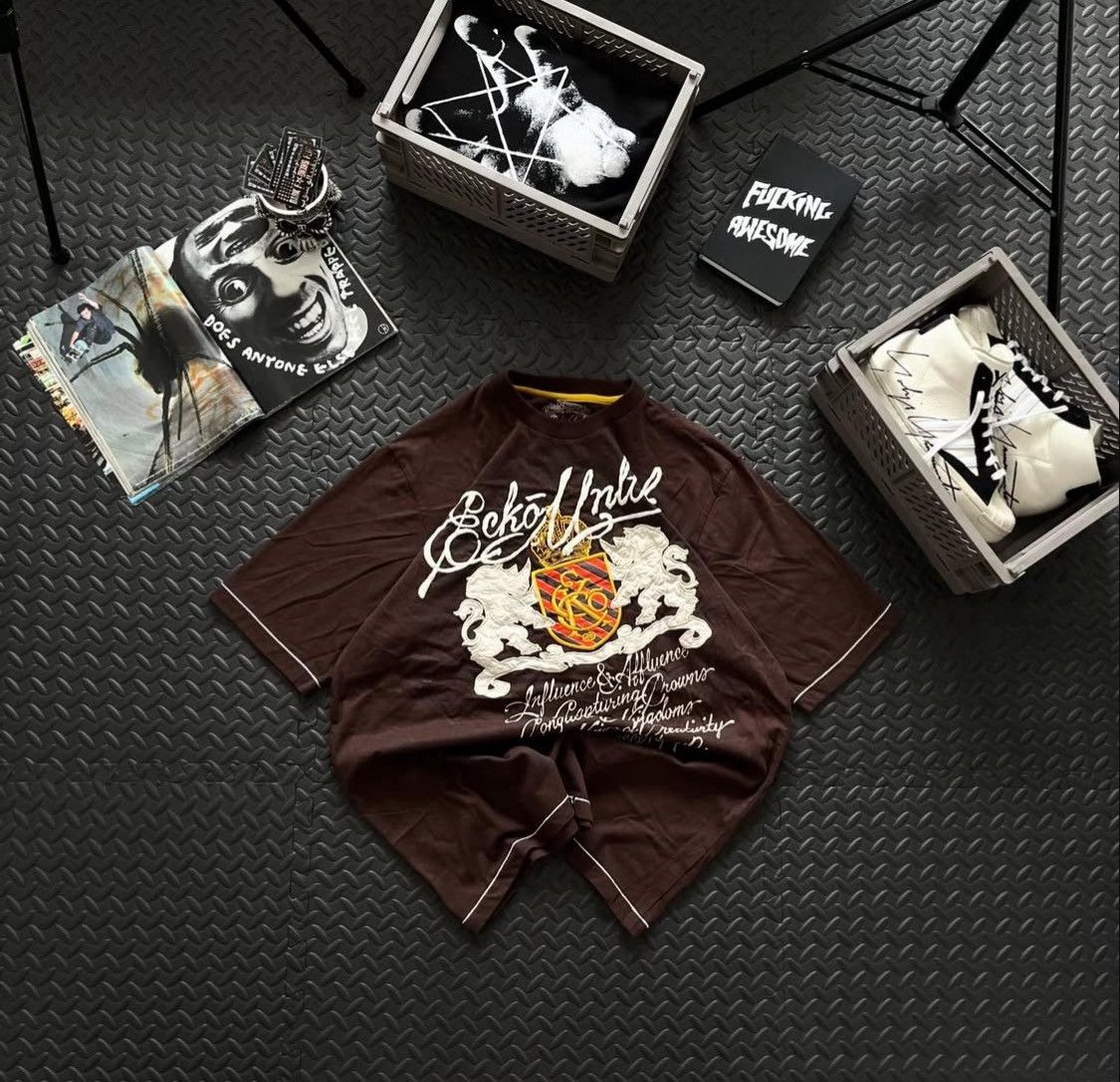 Ecko Unltd. T SHIRT ECKO UNLTD BROWN Size US L / EU 52-54 / 3 - 1 Thumbnail