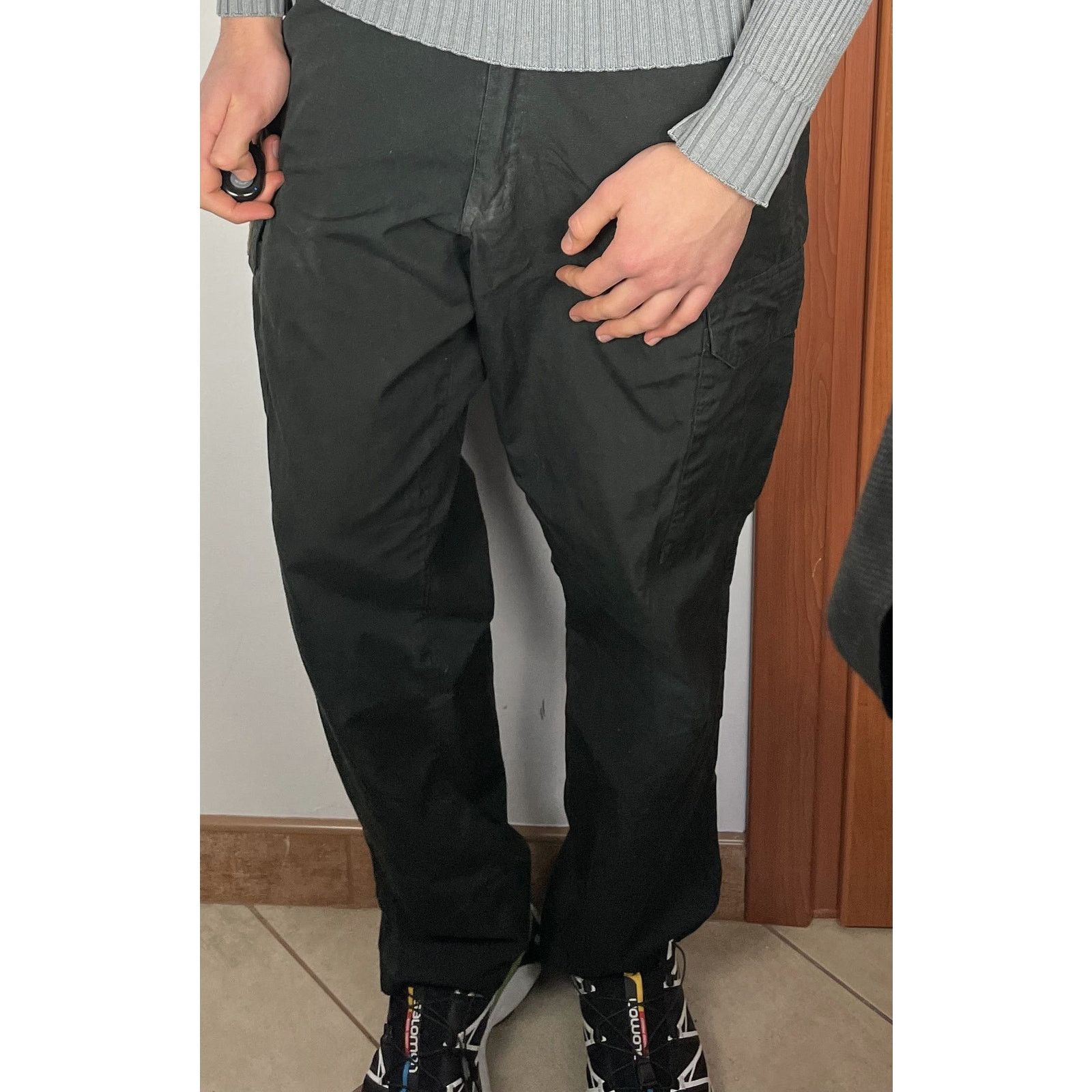 Fjallraven Fjällräven Men's Black Polyester Comfort Reivo Trousers 48 Size US 30 / EU 46 - 2 Thumbnail