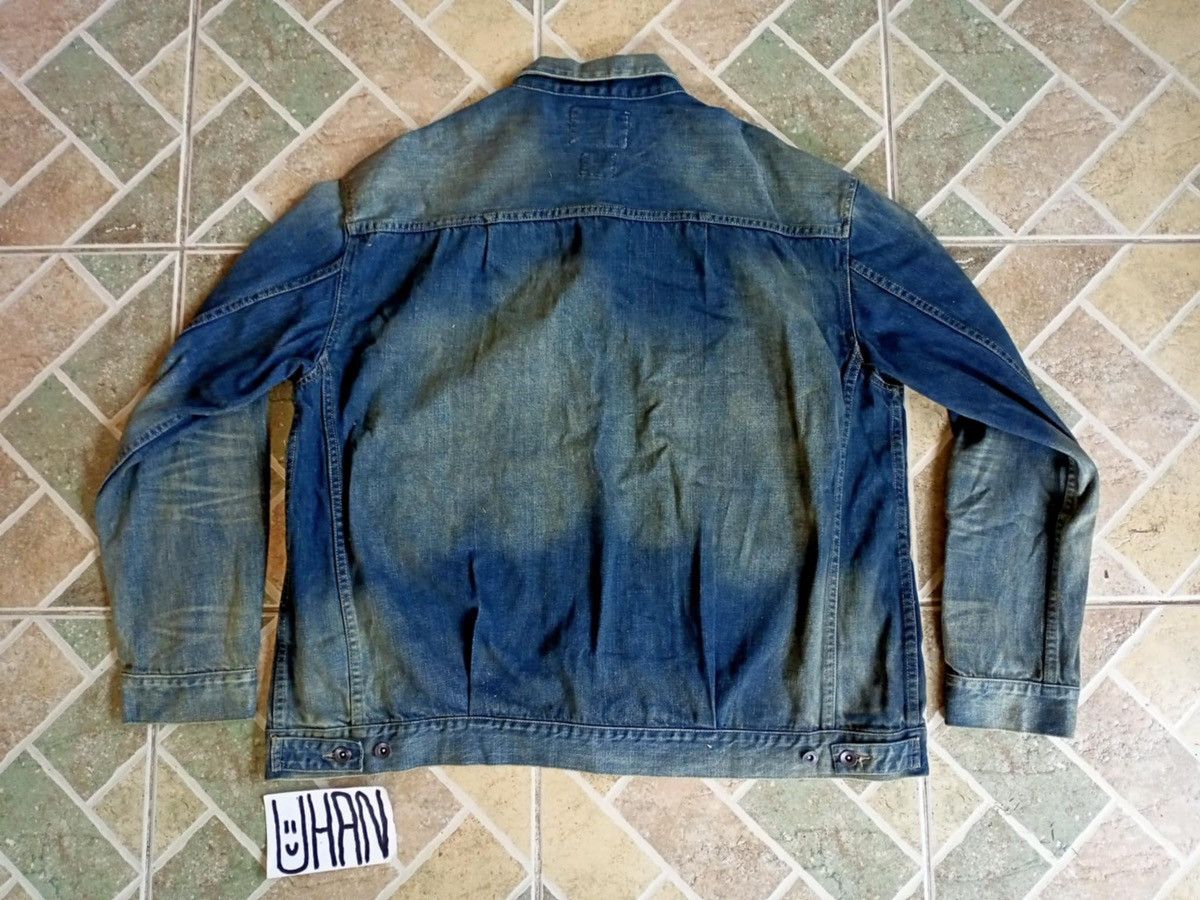 Japanese Brand × Madness Y2K MADNESS JAPAN MODIFIED TYPE 2 SELVEDGE DENIM JACKET Size US XXL / EU 58 / 5 - 2 Thumbnail