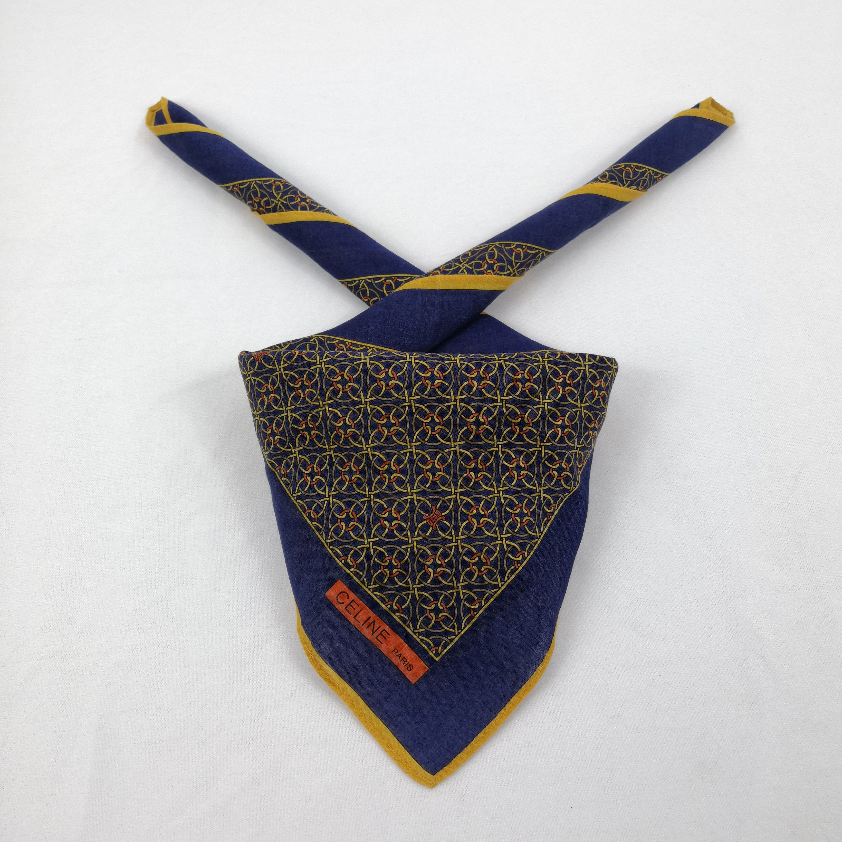 Celine Vintage Celine Handkerchief Neckerchief Bandana - AC72012 Size ONE SIZE - 1 Thumbnail