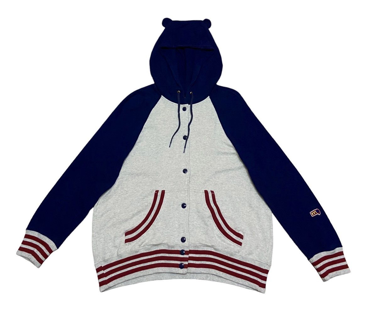 image of Issey Miyake x Mercibeaucoup Design Vintage Brand Mercibeaucoup Hoodie Jacket 2000S in Grey/Navy (S