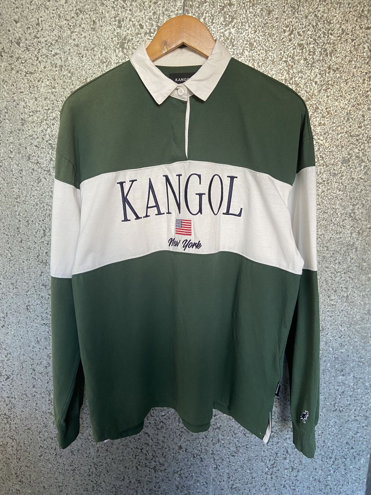 Kangol Vintage Kangol polo rugby Size US L / EU 52-54 / 3 - 1 Thumbnail