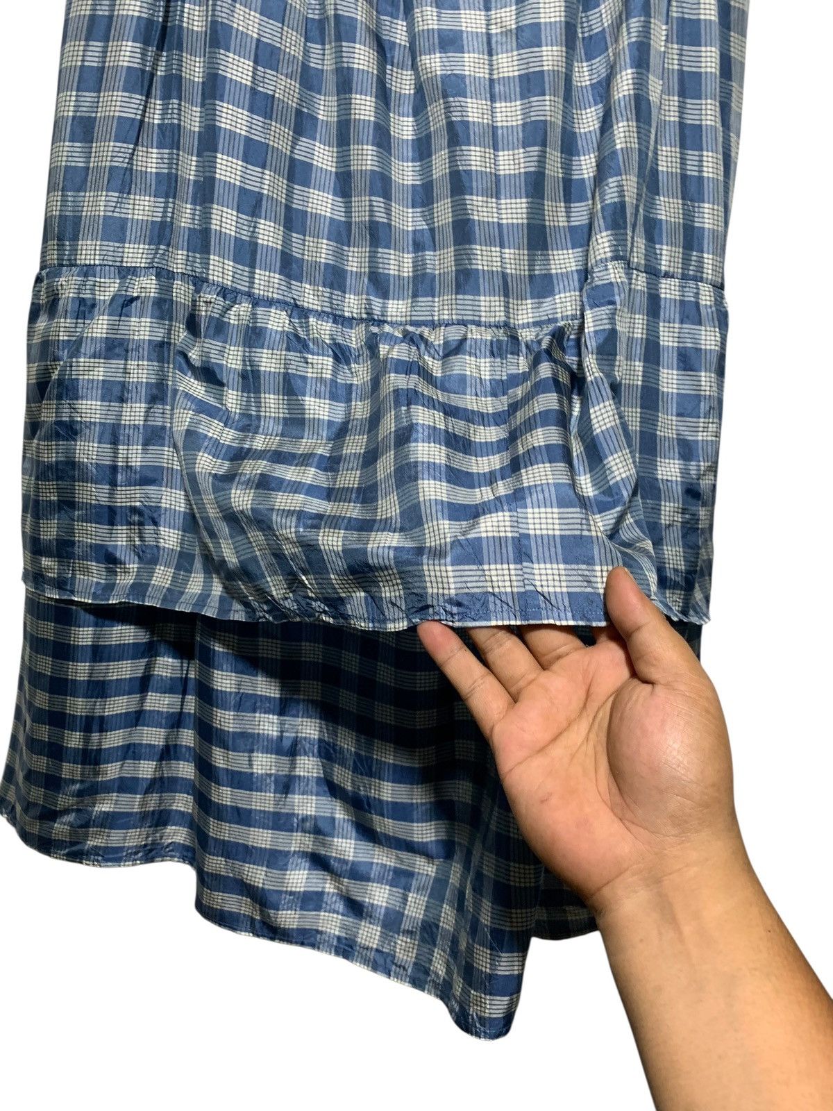45rpm 45rpm checkered silk layered skirt Size 28" / US 6 / IT 42 - 3 Thumbnail
