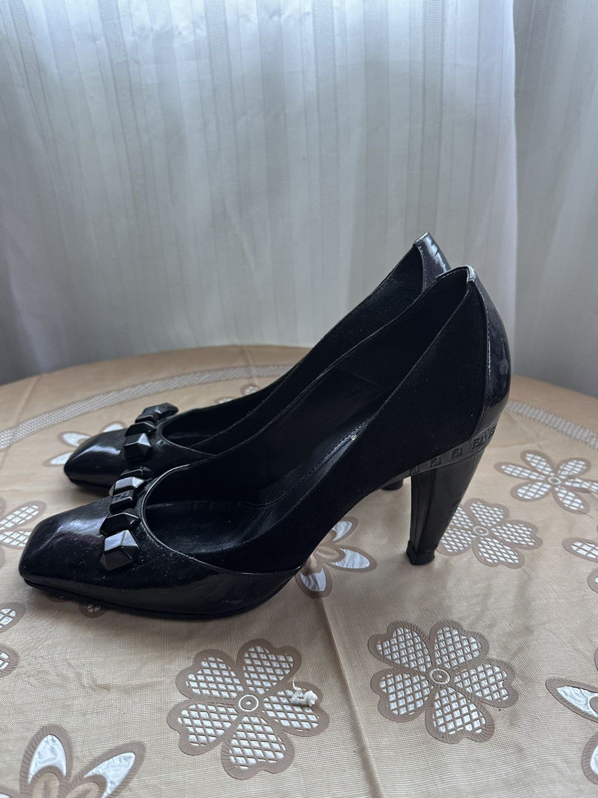 Fendi Fendi FF Logo Patent High Heels Size US 6.5 / IT 36.5 - 5 Thumbnail