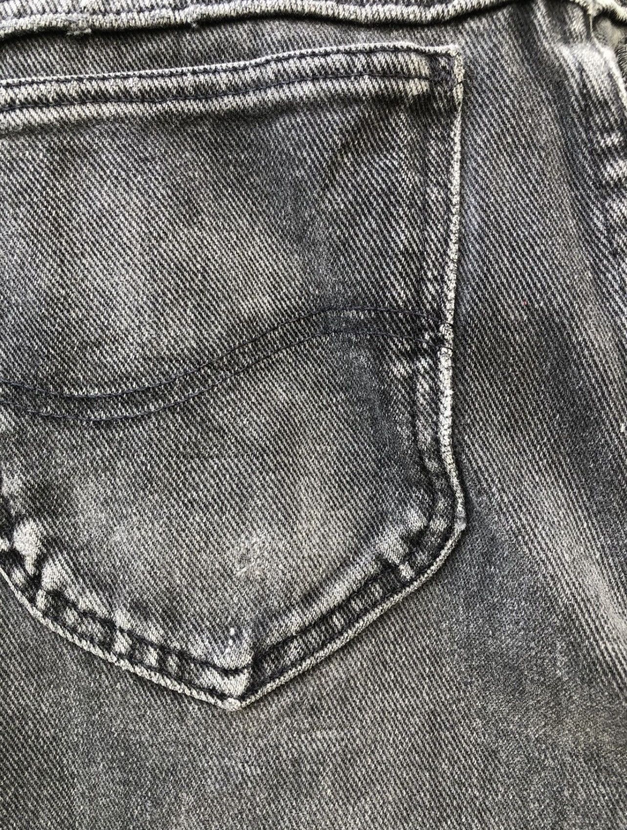 Lee Vintage 80s Lee Usa Faded Black Denim Distressed Jeans Size US 34 / EU 50 - 18 Thumbnail