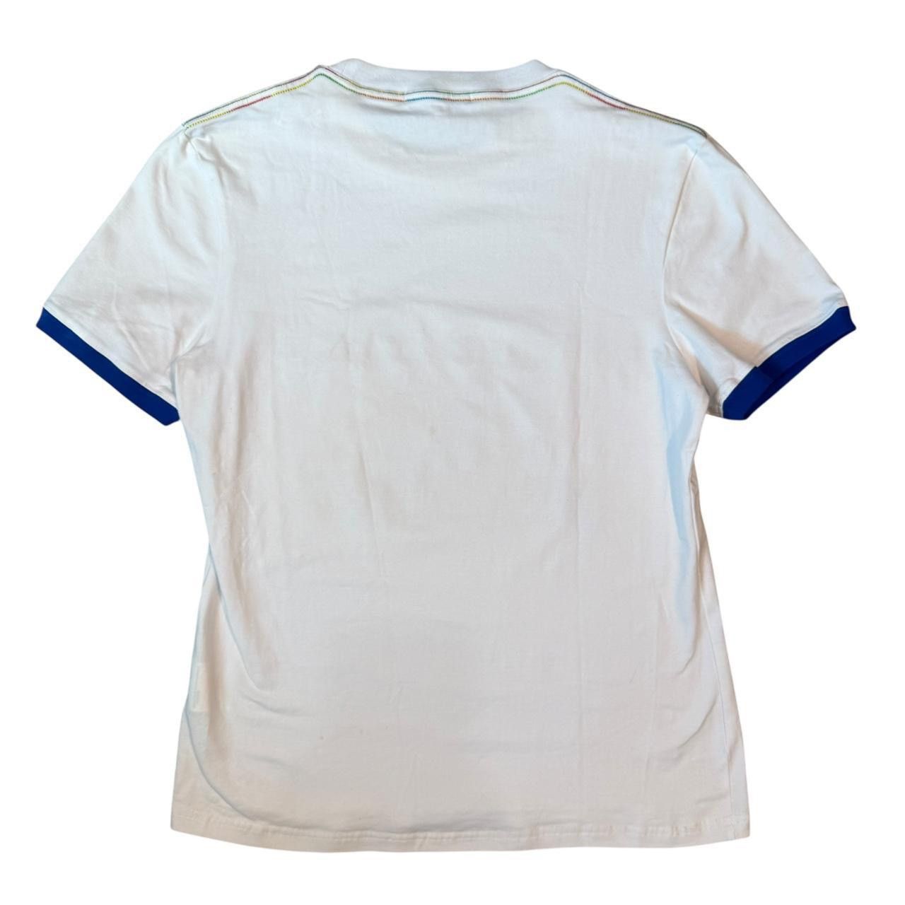Dsquared2 DSQUARED2 Graphic T-shirt y2k White/Blue Dean & Dan Caten Size US XS / EU 42 / 0 - 5 Thumbnail