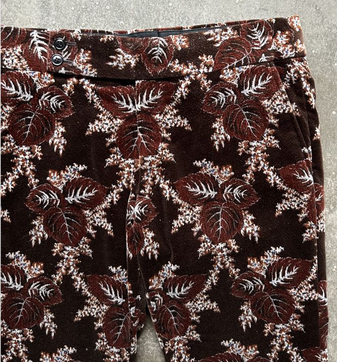 Comme des Garcons Comme des Garçons 2001 AW Runway Floral Cropped Pants Size US 36 / EU 52 - 5 Thumbnail