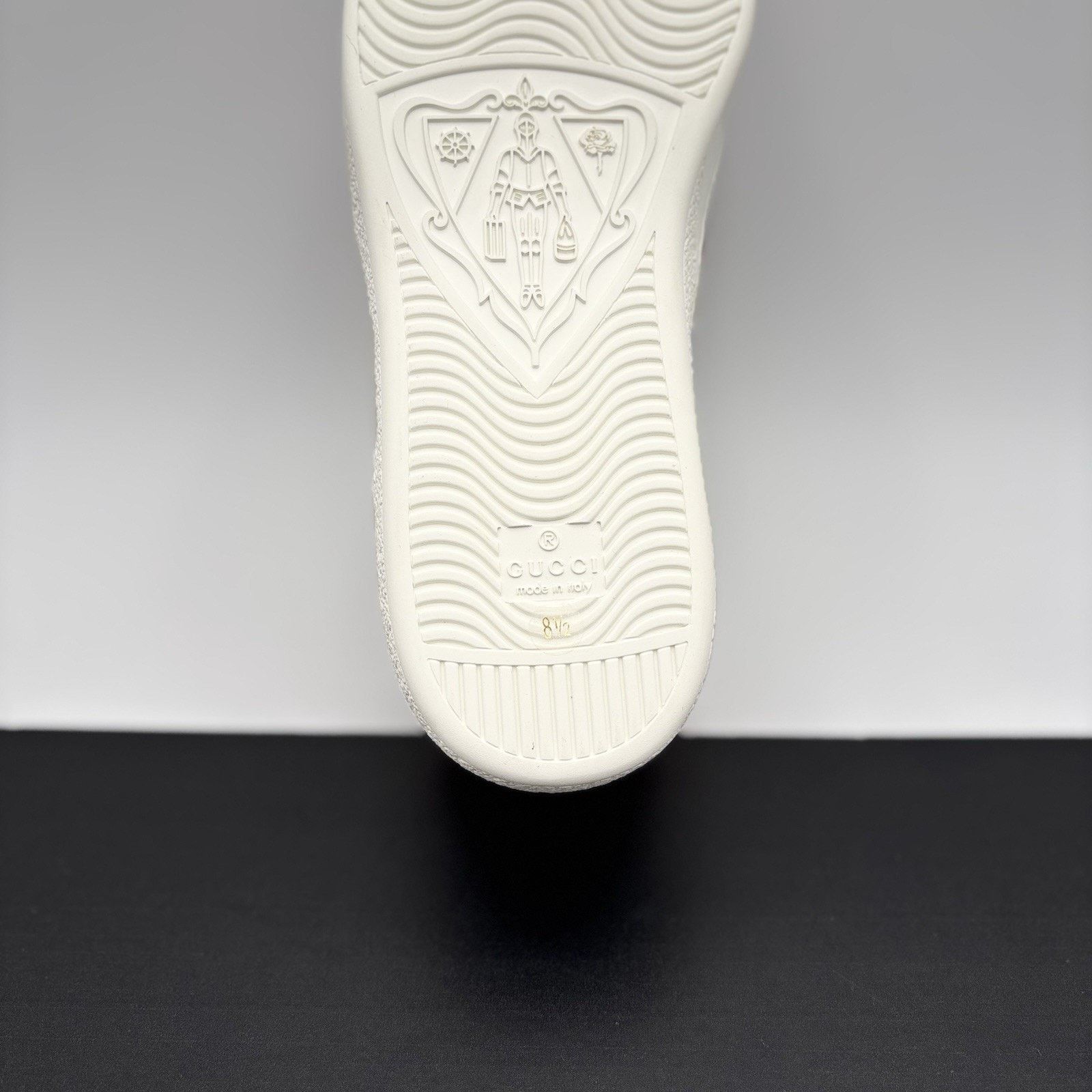 Gucci Gucci Ace Leather With Strap ‘ White ’ | NEW! Size US 9 / EU 42 - 9 Thumbnail