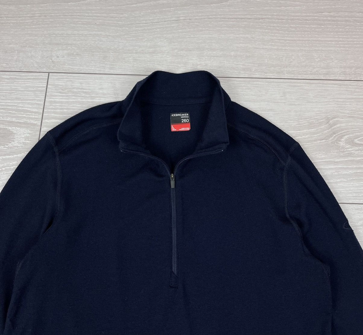 Icebreaker Icebreaker 100% Merino Wool Blue Zip Sweater Size US L / EU 52-54 / 3 - 4 Thumbnail