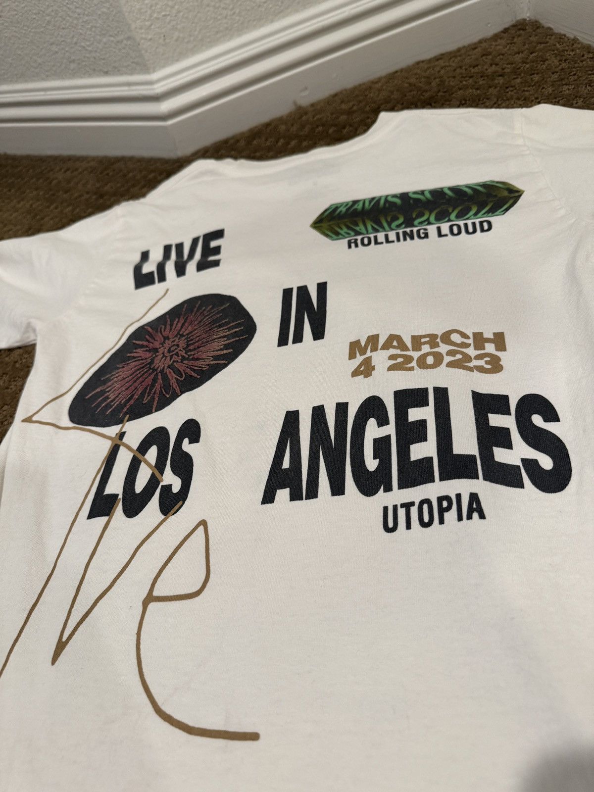 Rolling Loud × Travis Scott Travis Scott Rolling Loud 2023 Tee Size US S / EU 44-46 / 1 - 5 Thumbnail