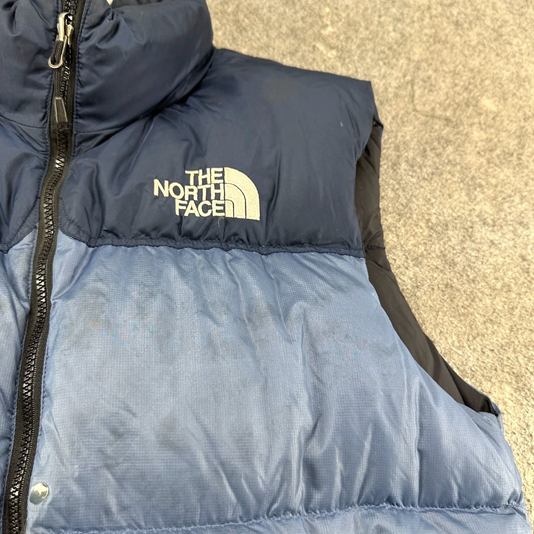 The North Face The North Face Nuptse Vest Men L Blue Navy Puffer 700 Insulated Goose Down Nylon Size US L / EU 52-54 / 3 - 7 Thumbnail