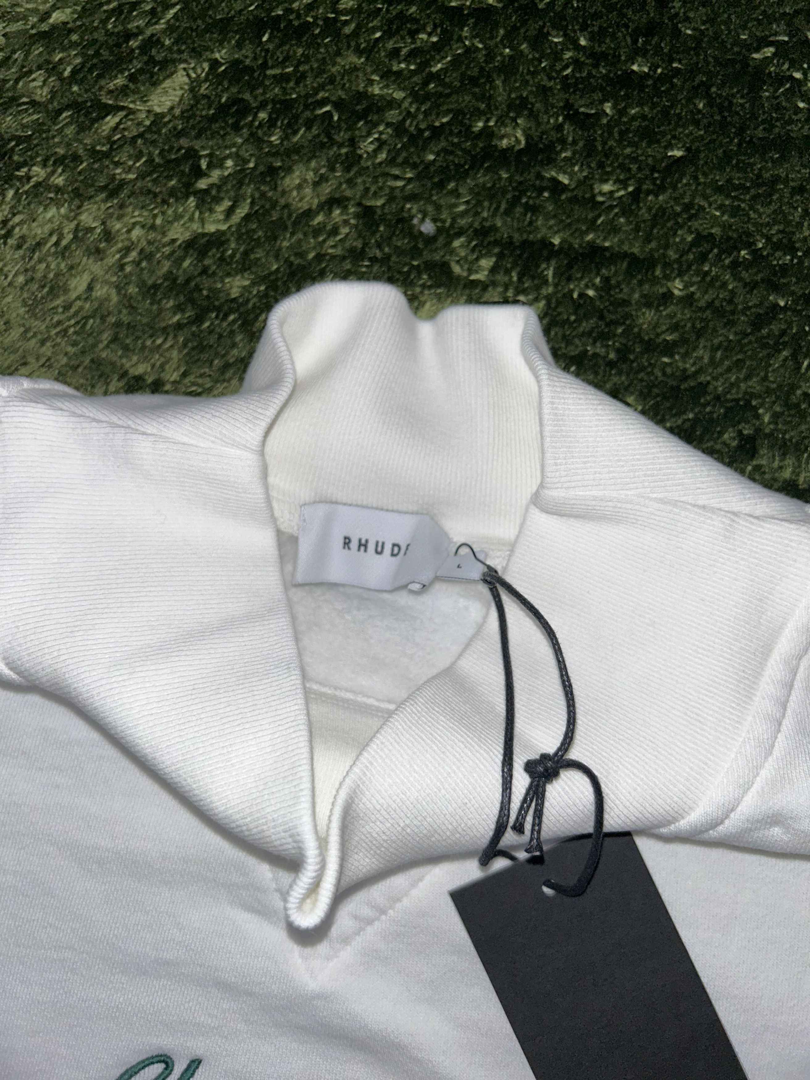 Rhude [L] rhude embroidery mock neck fleece sweatshirts top Size US L / EU 52-54 / 3 - 5 Thumbnail