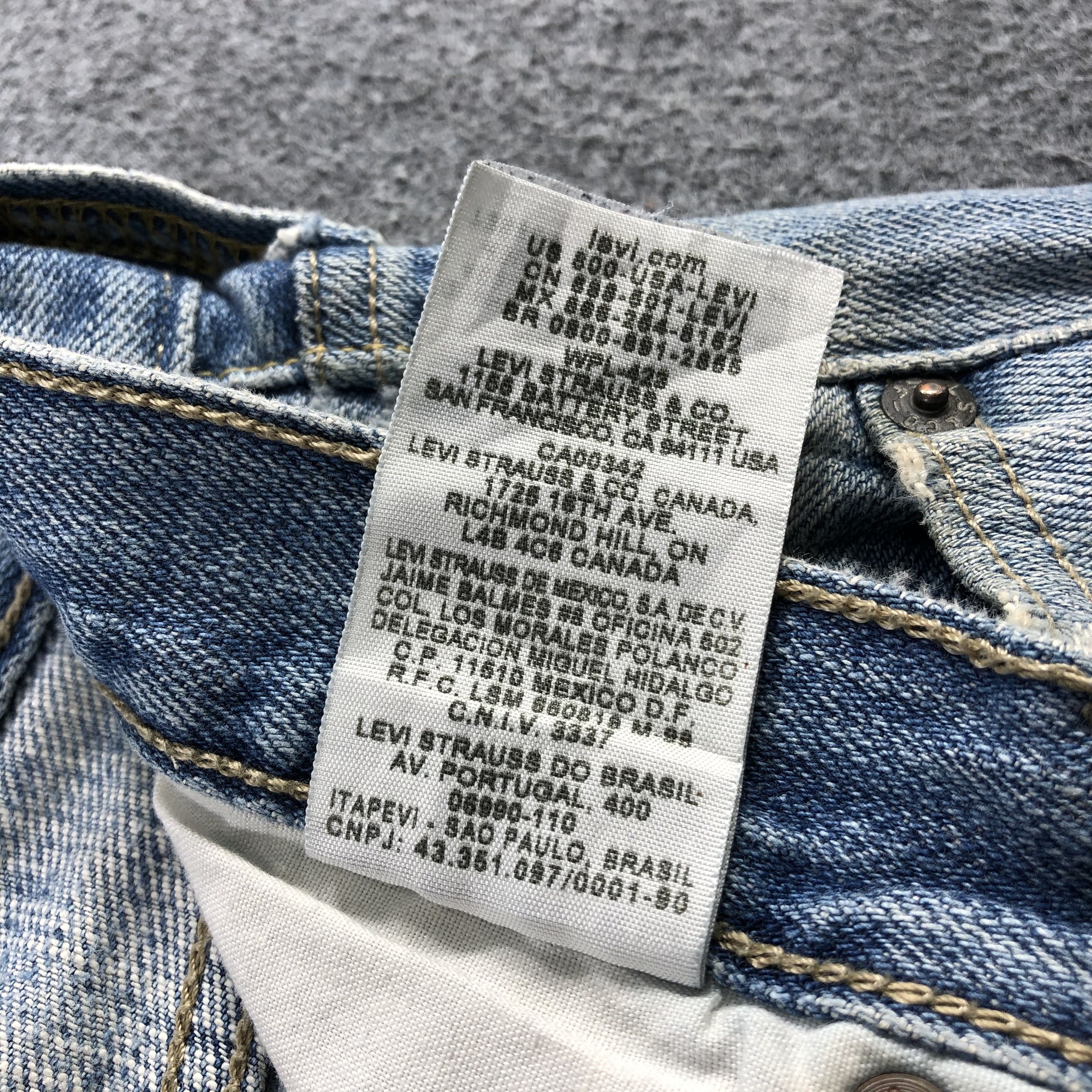 Levi's × Vintage Vintage 90s Distress Levis 501 Jeans-JM841 Size US 34 / EU 50 - 10 Thumbnail
