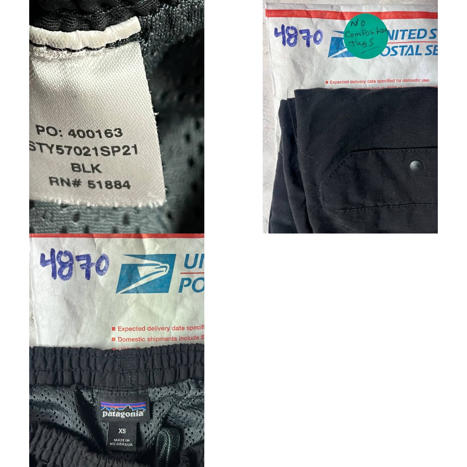 Patagonia Patagonia Baggies Swim Shorts Black XS Women's Adjustable Waist Logo Pockets Quick Dry Beach Swim Outdoor Size 26" / US 2 / IT 38 - 8 Thumbnail