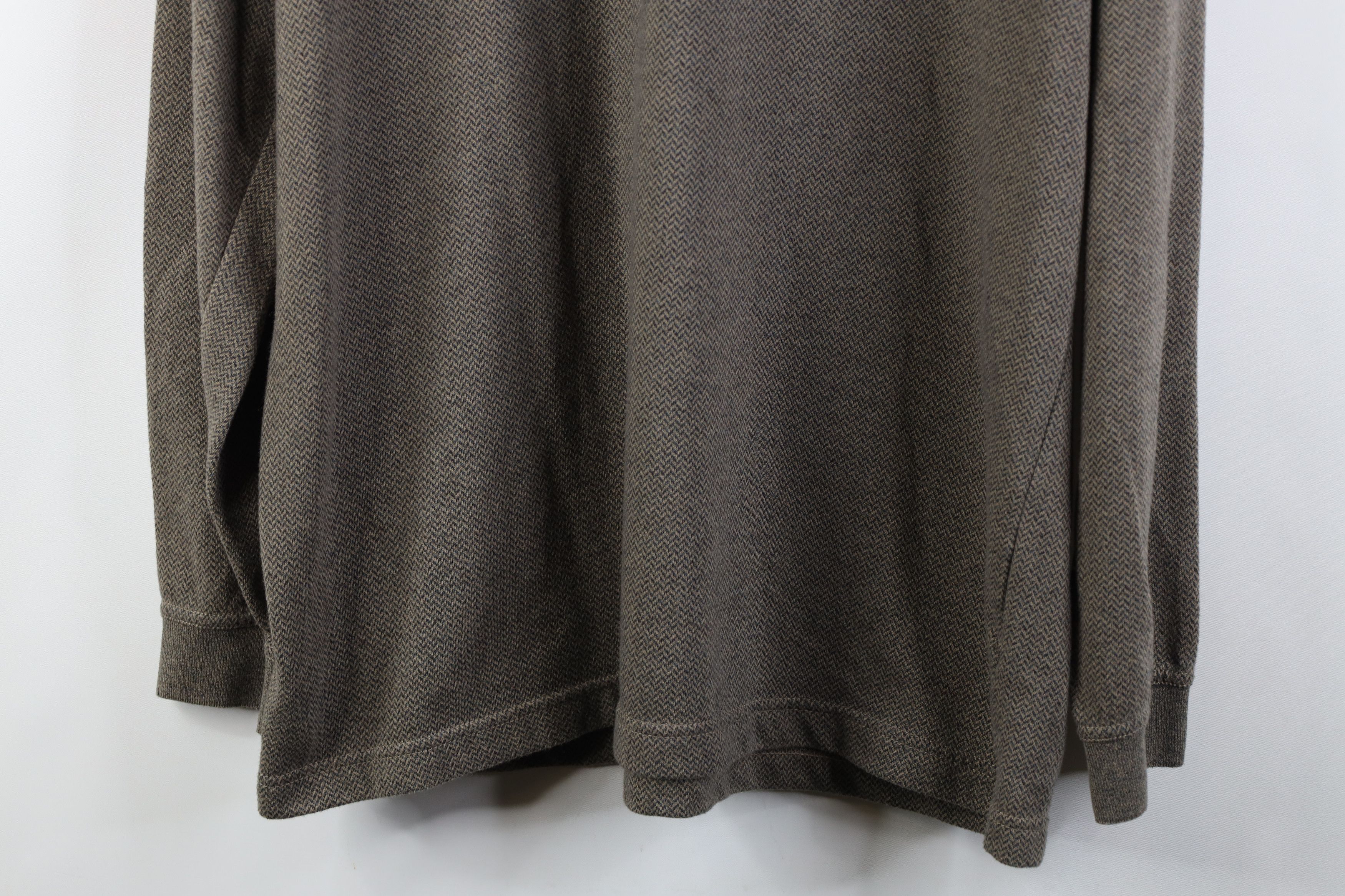 Vintage Vintage 90s Streetwear Knit Long Sleeve Rugby Polo Shirt Size US XL / EU 56 / 4 - 3 Thumbnail