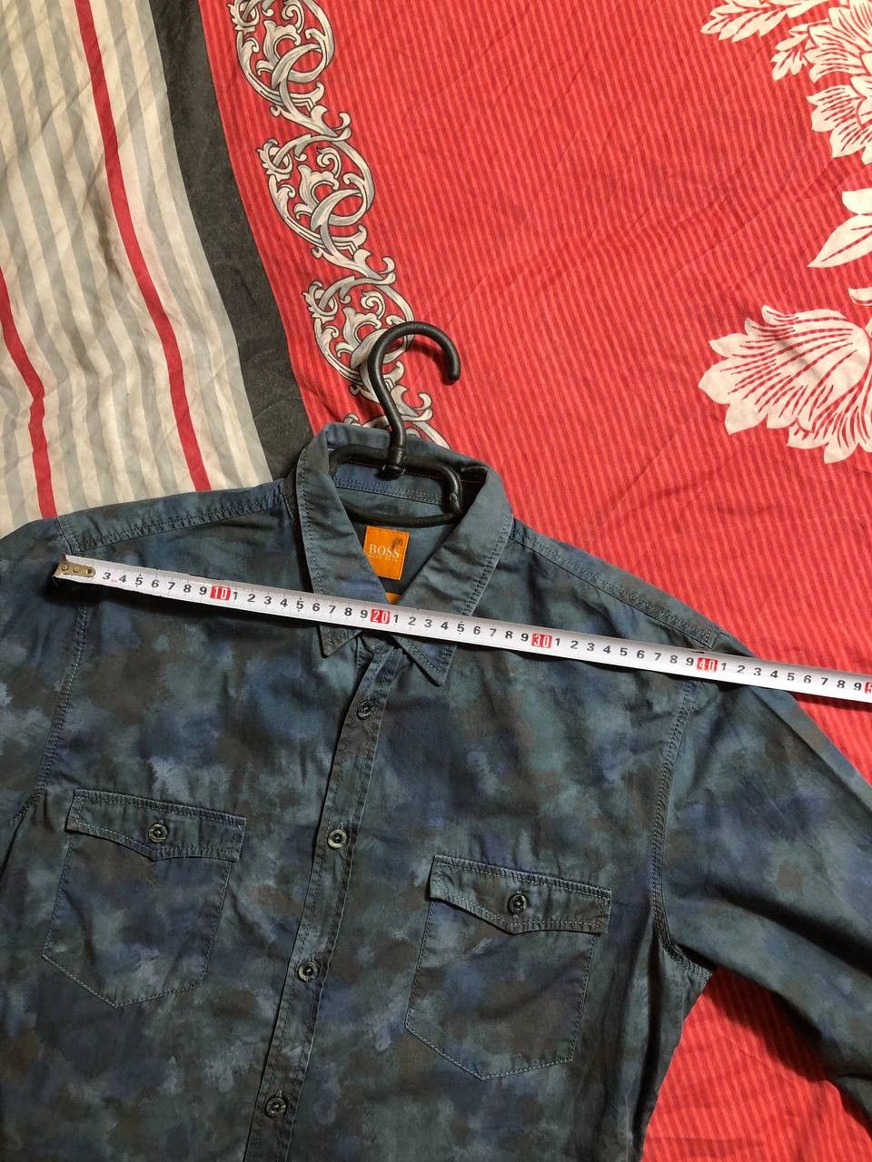 Hugo Boss × Vintage boss Vintage Mens Long Sleeve Striped Shirt Size US S / EU 44-46 / 1 - 16 Thumbnail