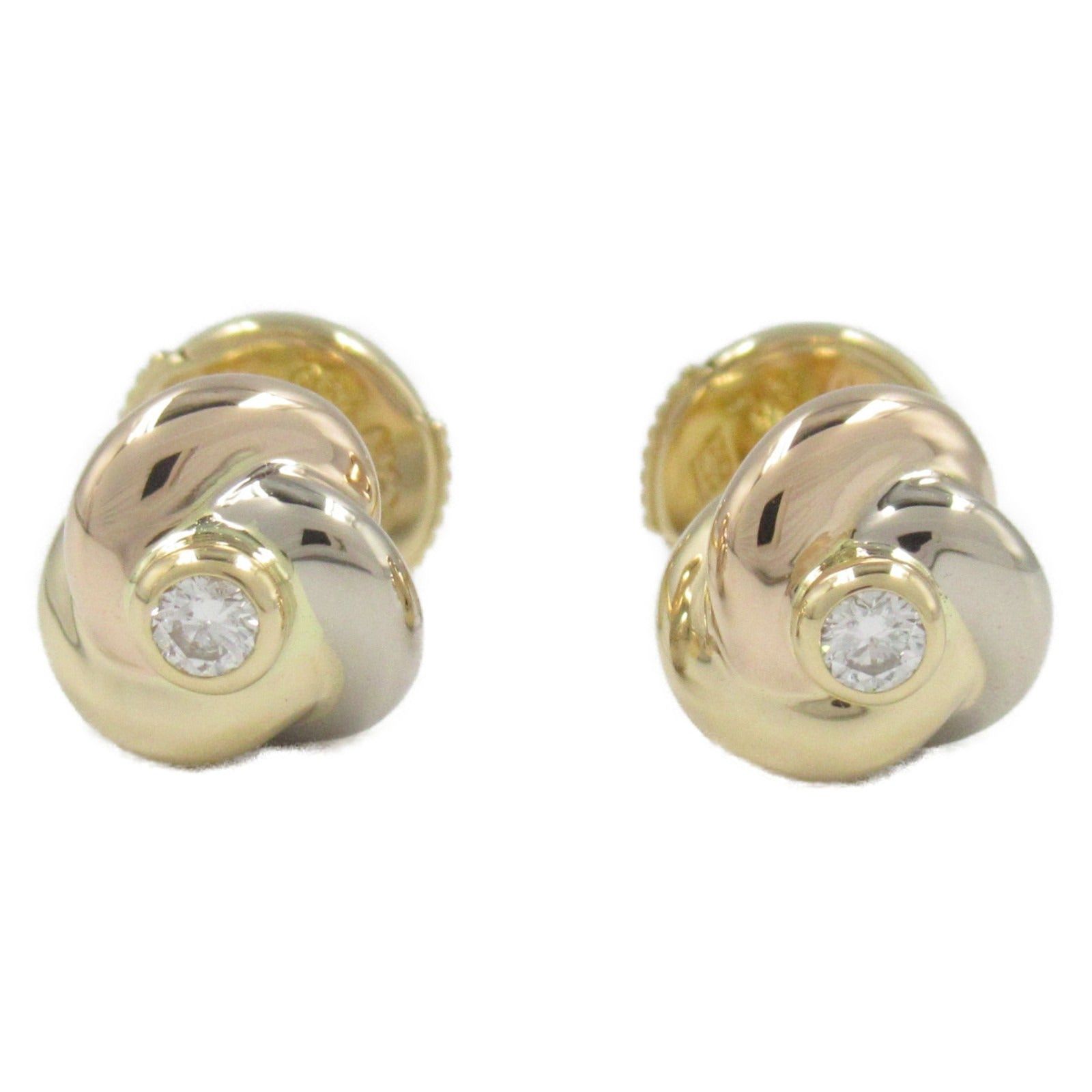 Cartier Cartier Baby Trinity Diamond Earrings K18 (Yellow Gold) K18Wg (White K18Pg (Pink Gold)/Diamond Clear Size ONE SIZE - 1 Thumbnail