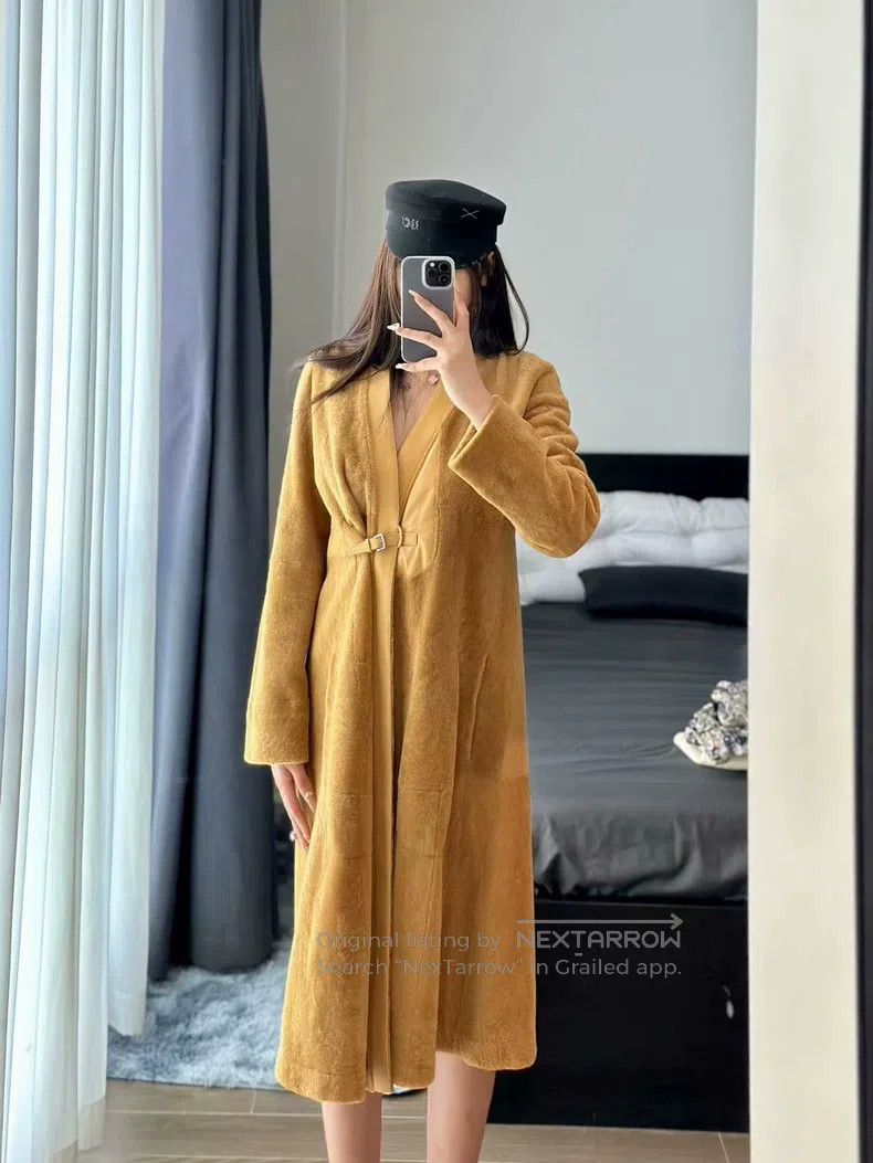 Hermes Hermes Sheepskin Coat Overcoat Size XXS / US 00 / IT 34 - 7 Thumbnail