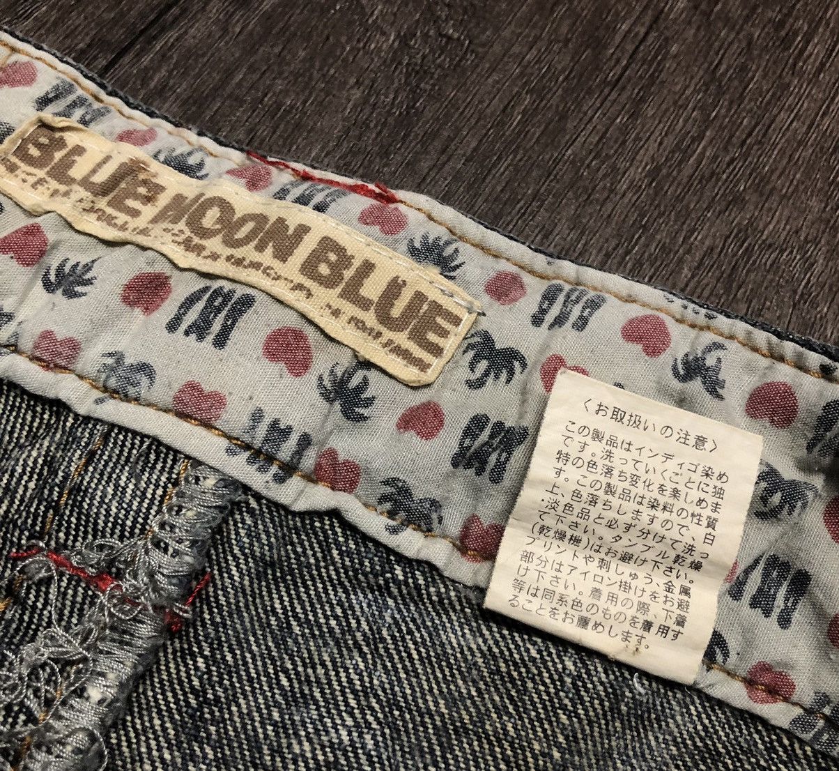 Blue Blue Japan × Japanese Brand × Vintage VINTAGE BLUE MOON BLUE SURF JEANS UNISEX DESIGN Size US 31 - 20 Thumbnail