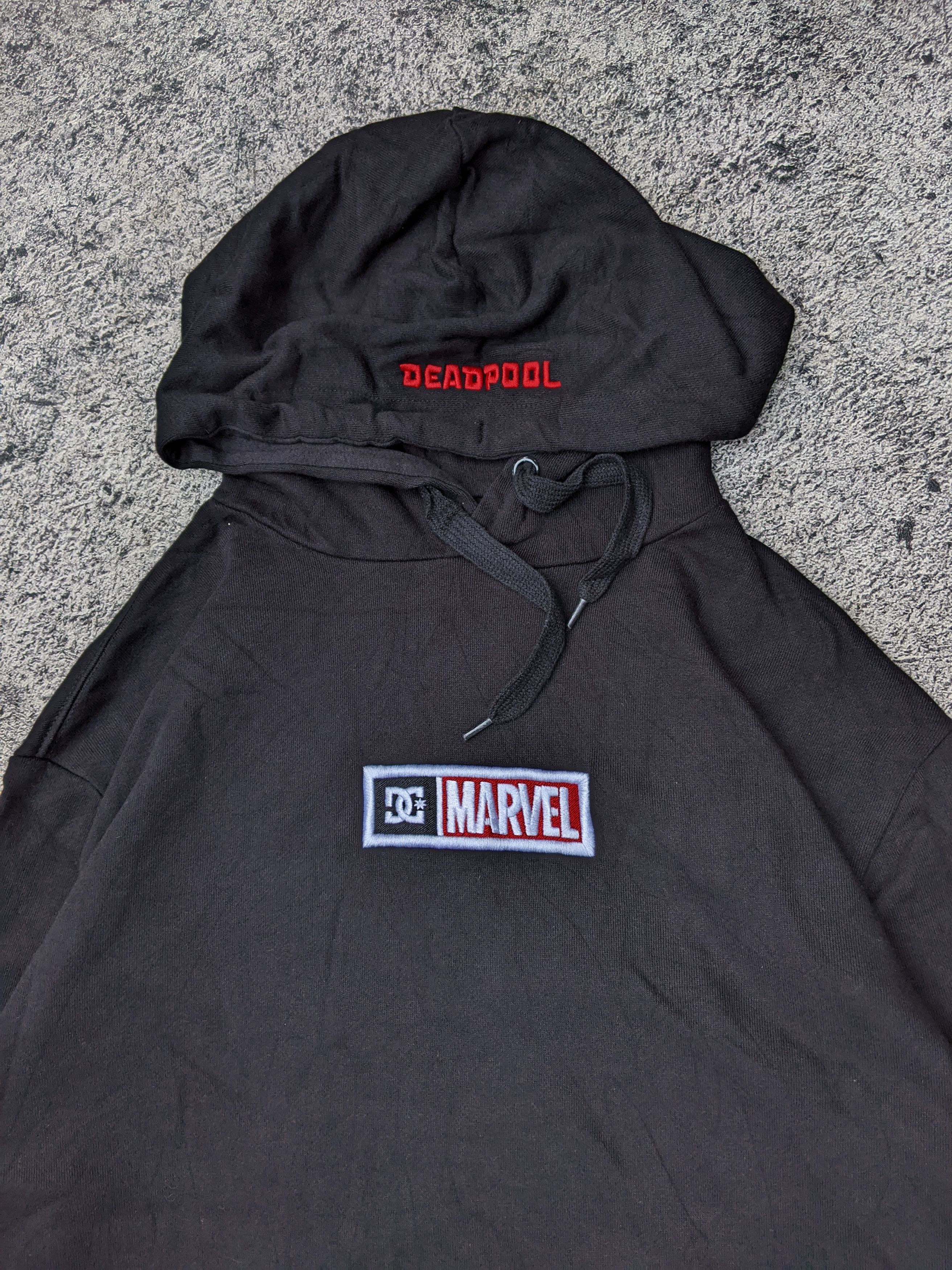 Marvel Comics DC Shoe CO USA Marvel Deadpool Embroidery Hoodie Size US S / EU 44-46 / 1 - 2 Thumbnail