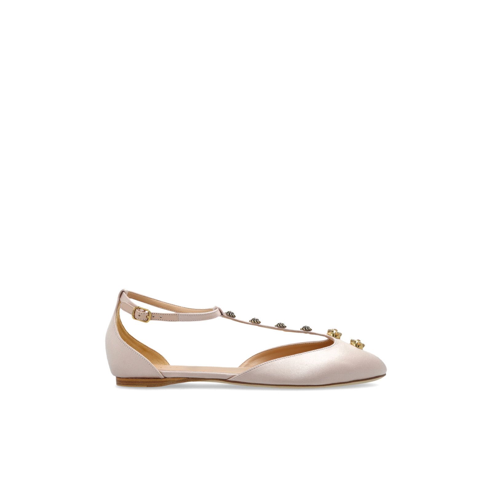 Chloe Chloe Celeste Cream Satin Ballerina Flats New & Authentic (E Size US 6 / IT 36 - 1 Thumbnail