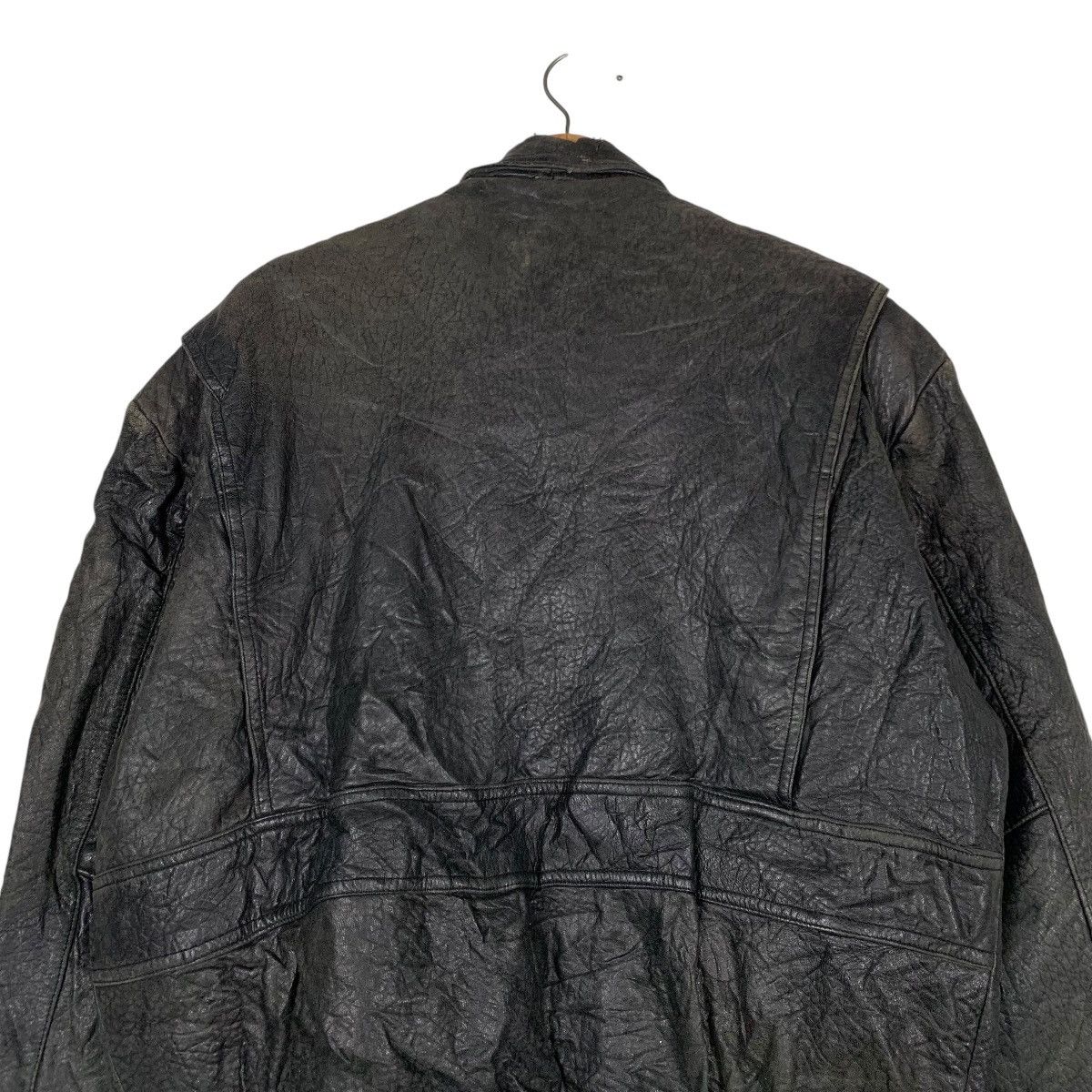 Japanese Brand J & P Corporation Flight Leather Jacket Size US L / EU 52-54 / 3 - 8 Thumbnail