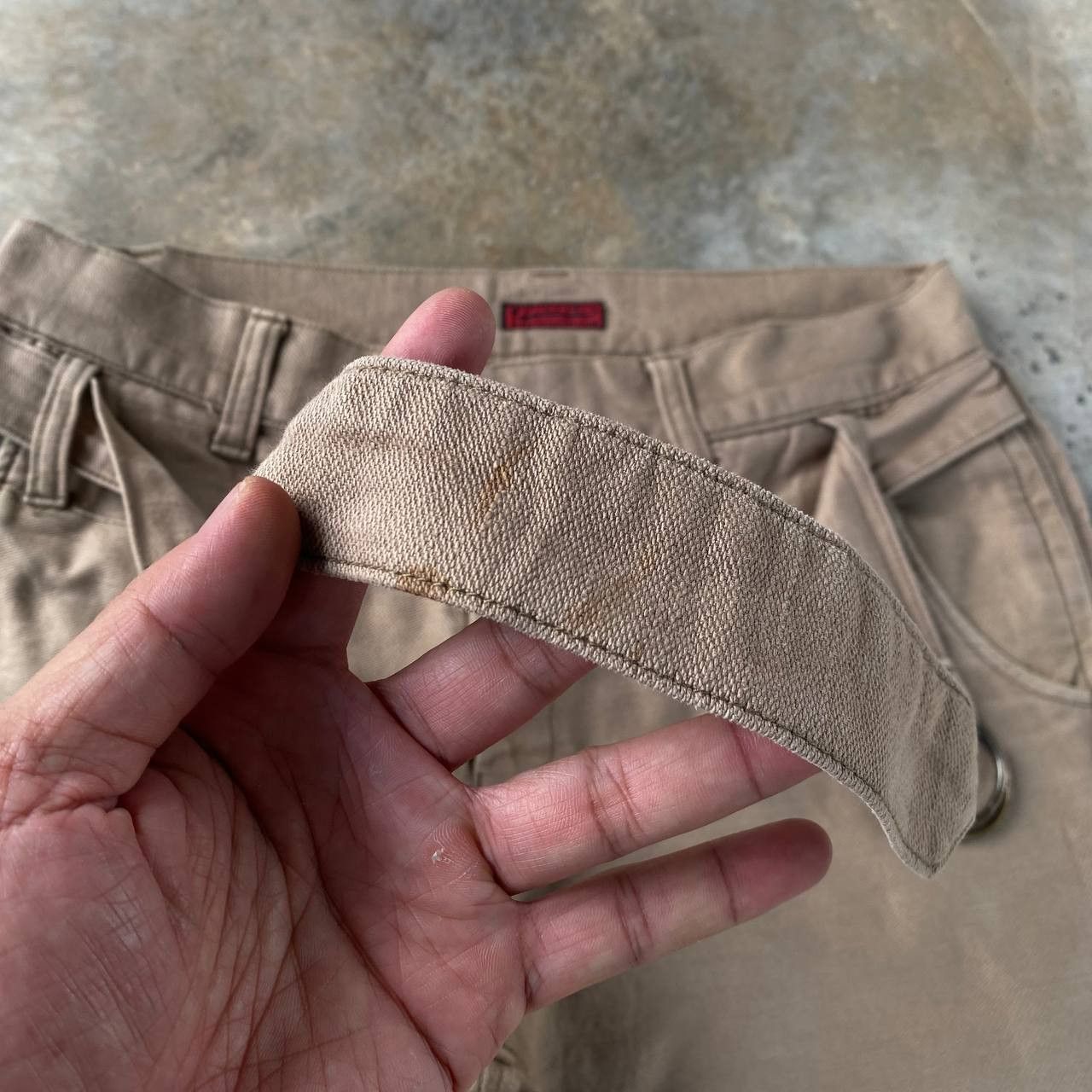 Johnbull VINTAGE JOHNBULL BELTED UTILITY CHINOS WORKWEAR MILITARY Size US 33 - 8 Thumbnail