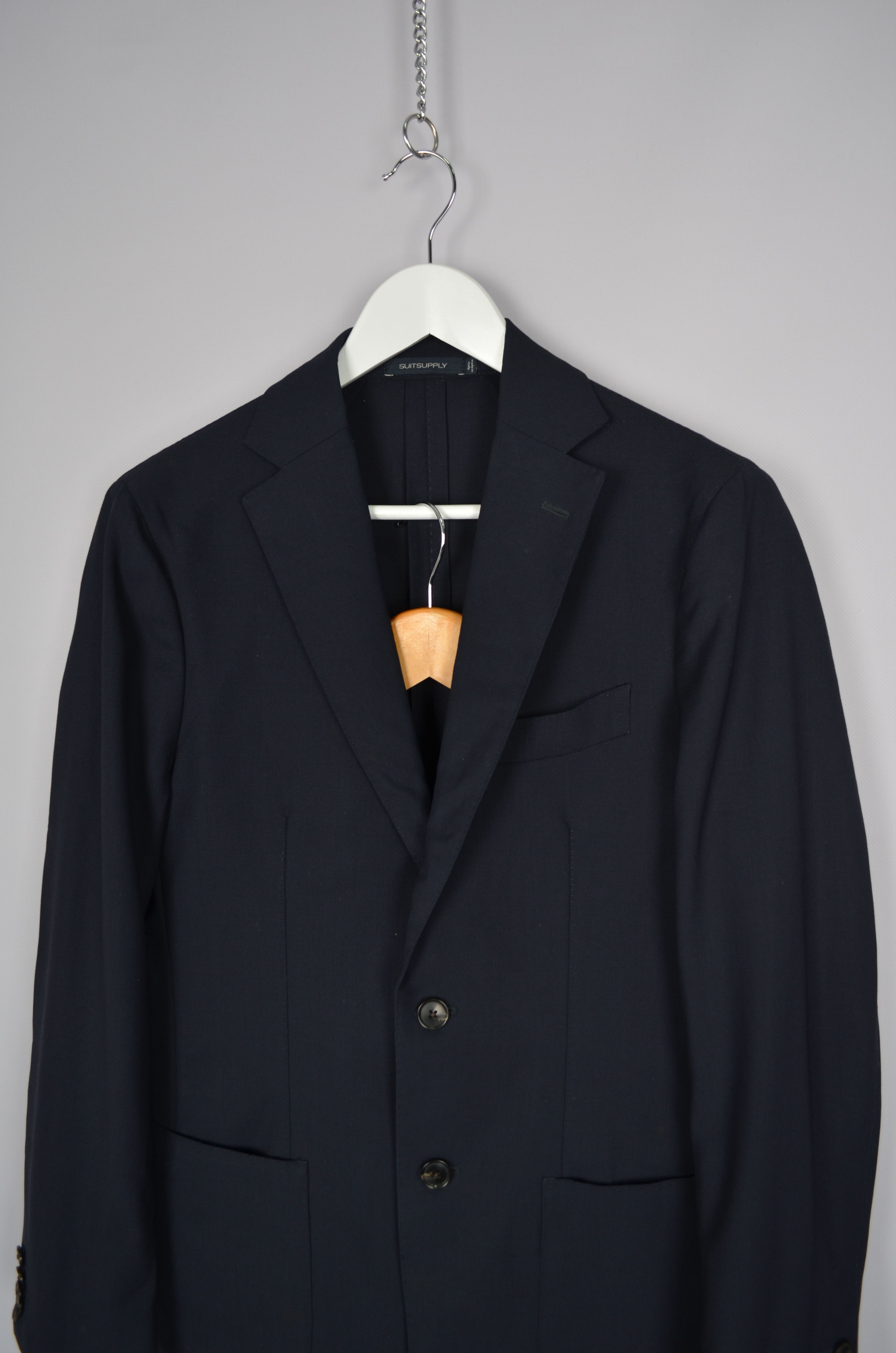 Designer × Suitsupply Suitsupply Traveller Havana Unlined Wool Suit Pants Blazer Size 34S - 3 Thumbnail