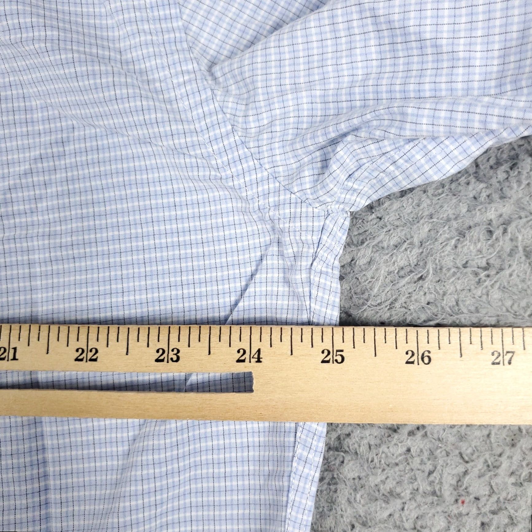 Tommy Hilfiger Tommy Hilfiger Shirt Mens XL Blue Plaid Button Up Long Sleeve Size US XL / EU 56 / 4 - 6 Thumbnail