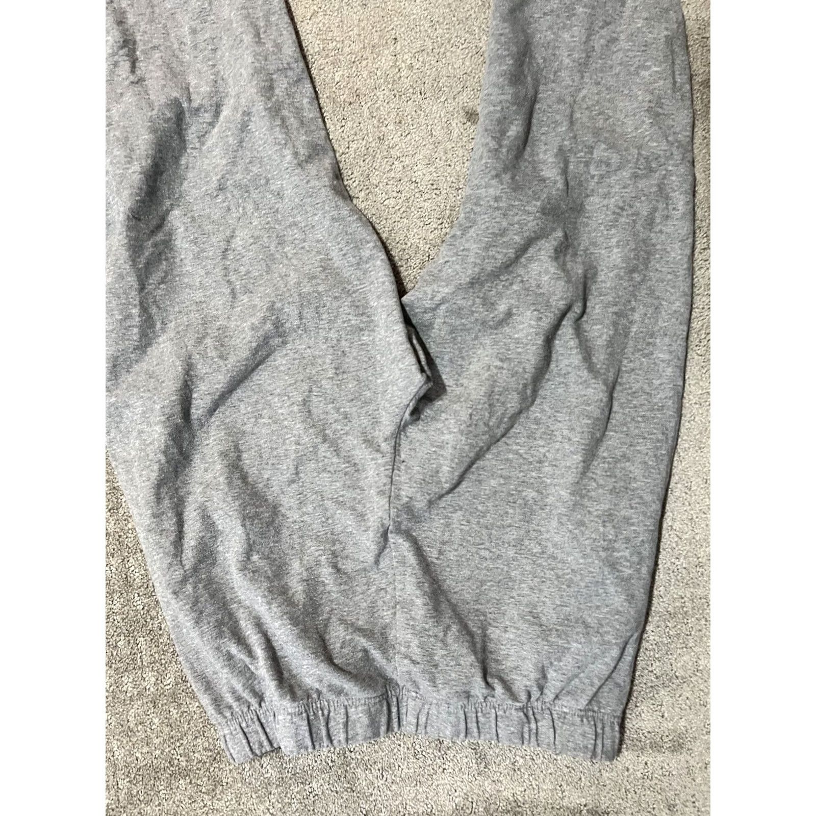 Vintage Aéropostale Women's Sweatpants Gray Solid Elastic Waist Size Large Size 36" / US 14 / IT 50 - 4 Thumbnail
