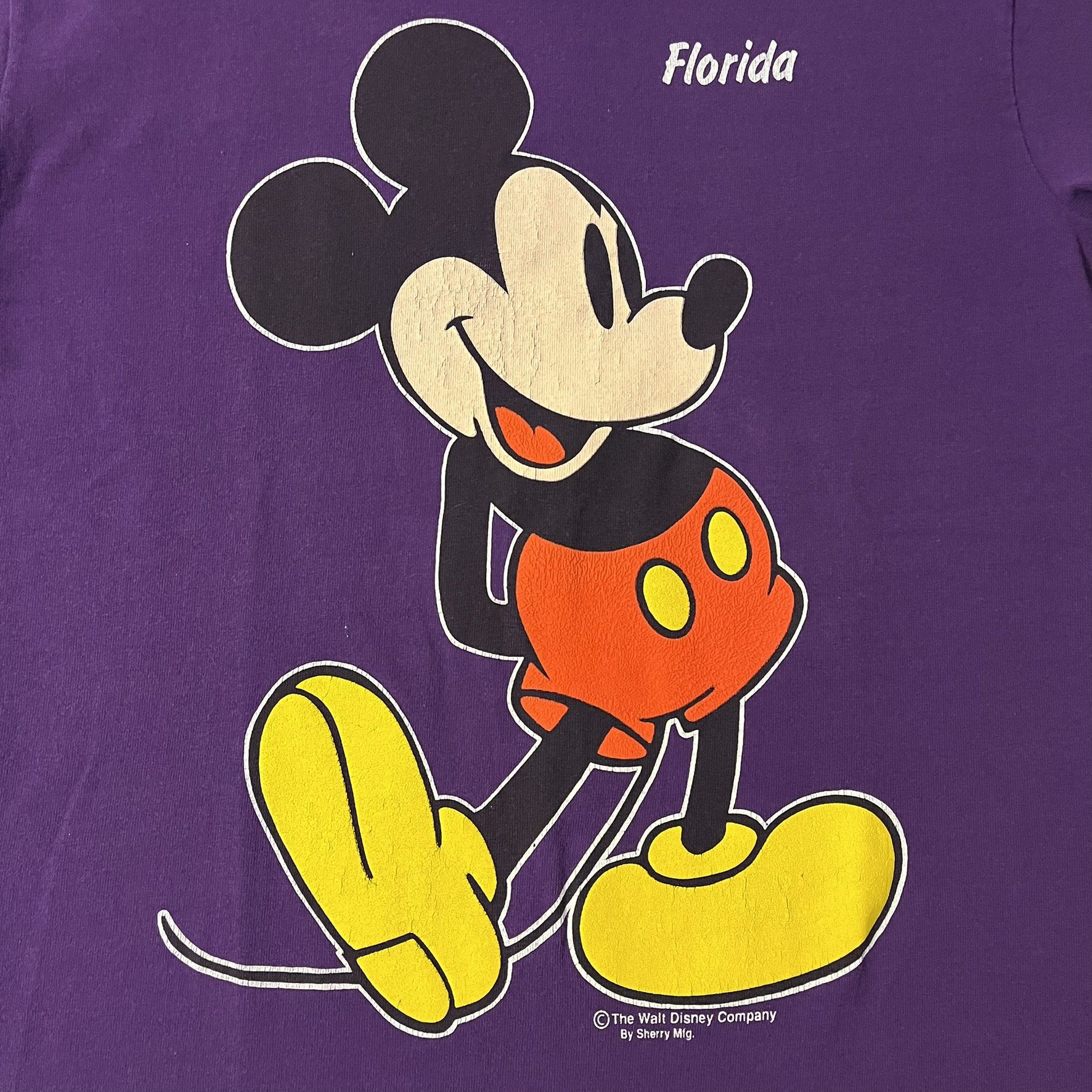 Disney VTG 90s Walt Disney Mickey Mouse Florida Single Stitch Tee Size US S / EU 44-46 / 1 - 3 Thumbnail