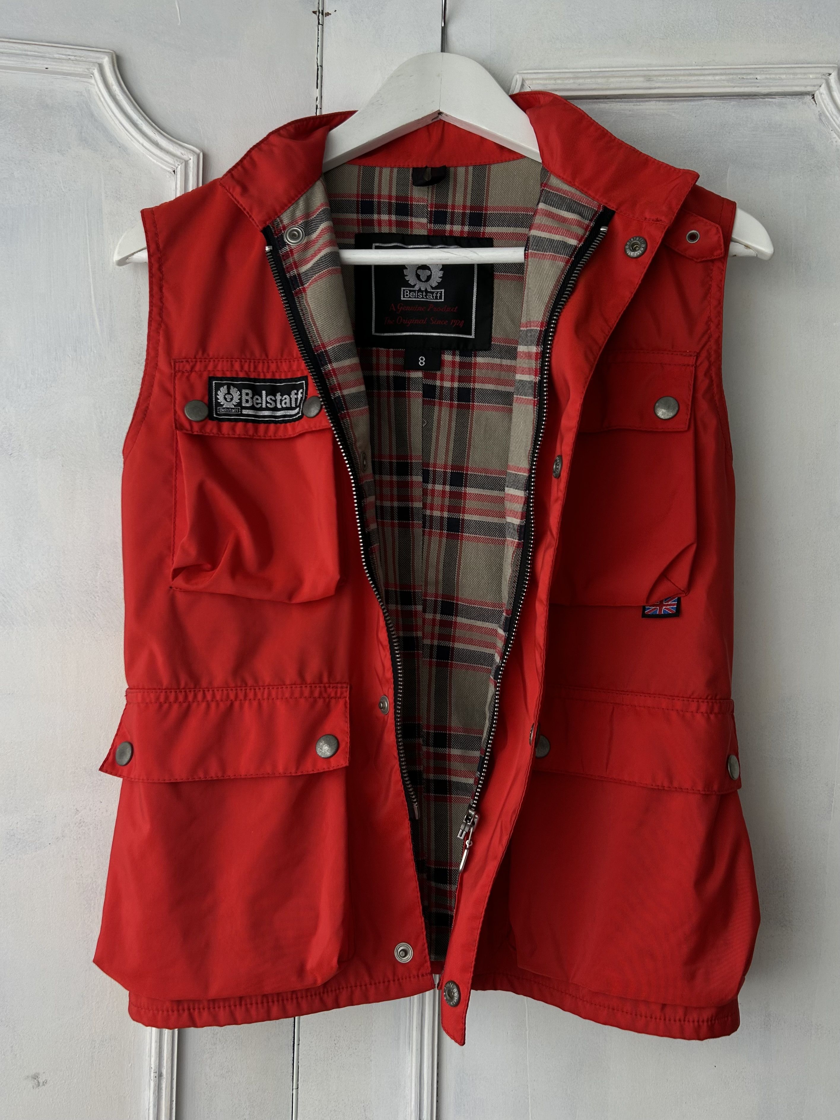 Belstaff BELSTAFF Red Utility Vest Size US XS / EU 42 / 0 - 3 Thumbnail