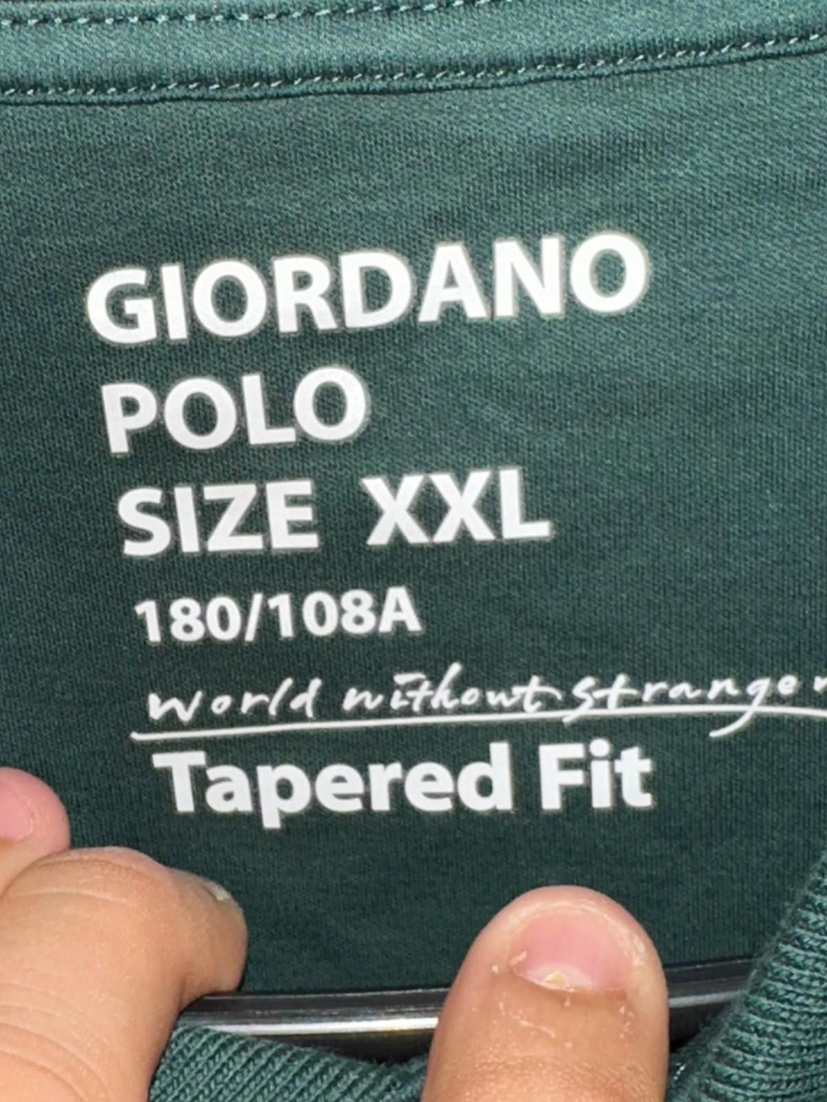Giordano Dark Green Polo XXL | GIORDANO | New with Tag Size US XXL / EU 58 / 5 - 4 Thumbnail
