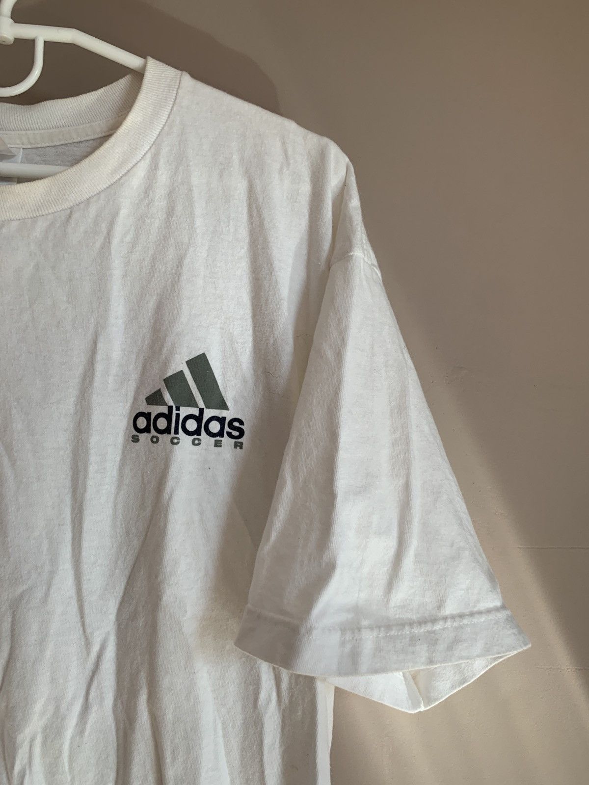 Adidas Adidas Vintage Football T Shirt Soccer Size L Size US L / EU 52-54 / 3 - 4 Thumbnail