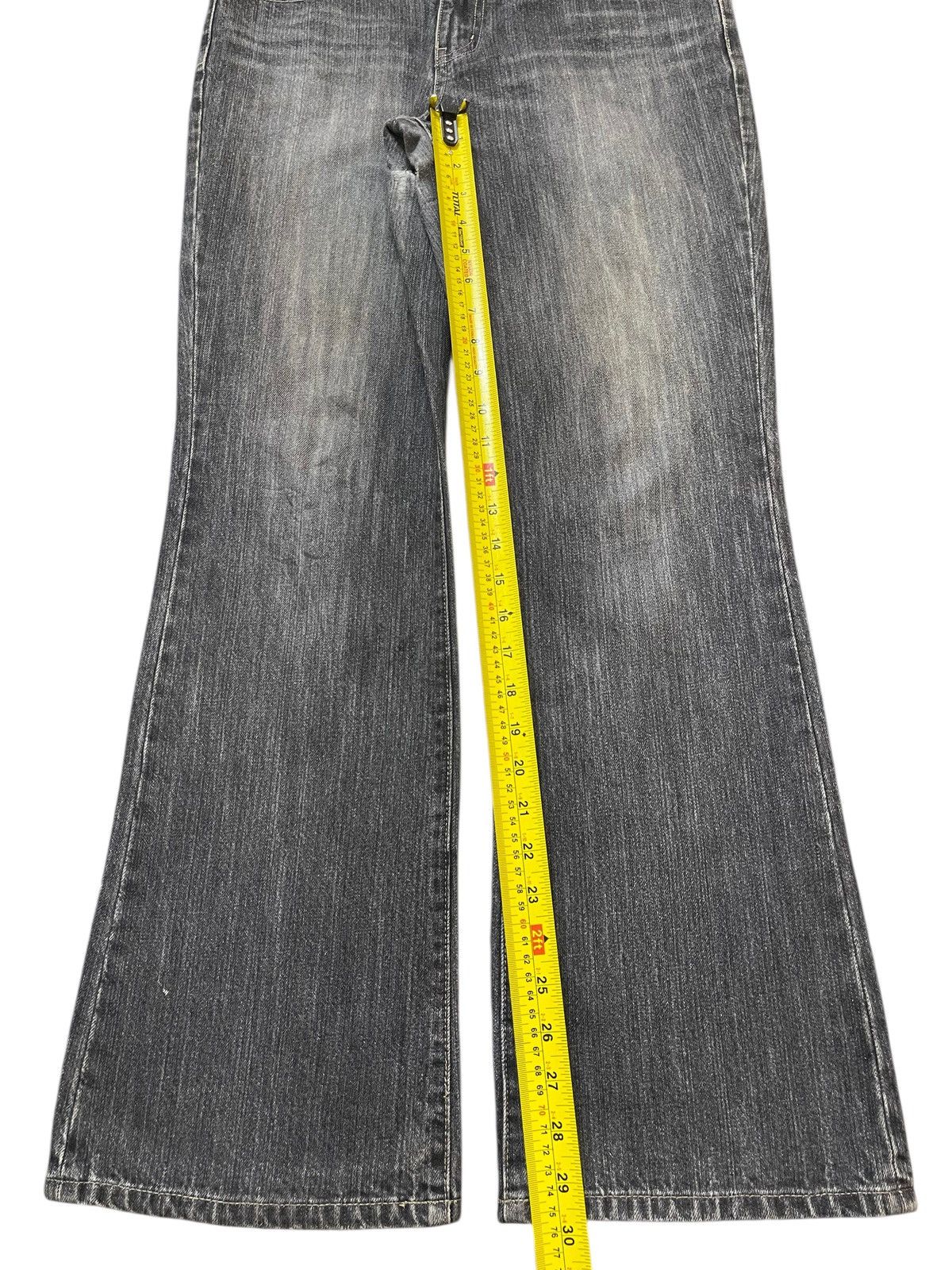 If Six Was Nine Vintage Japanese Brand Faded Wash Style Wide Leg Jeans Size US 30 / EU 46 - 13 Thumbnail