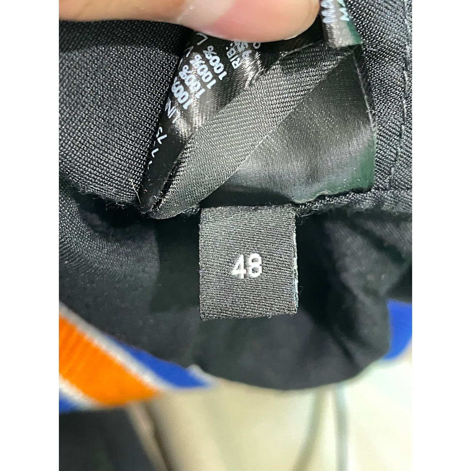 Amiri Amiri "Orange Bone" Blue Varsity Jacket Size US L / EU 52-54 / 3 - 4 Thumbnail